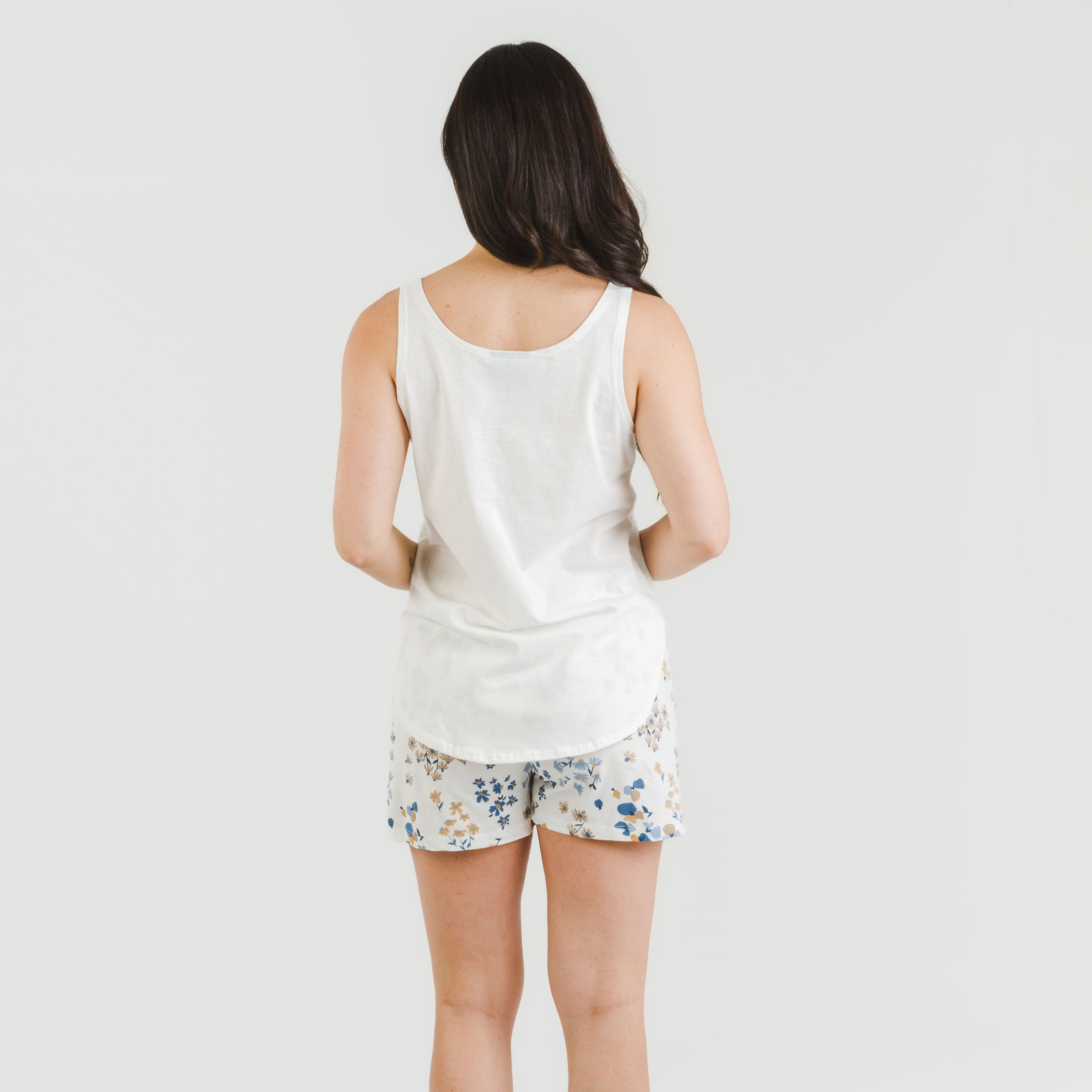 Pijama corto algodón Arauz indigo