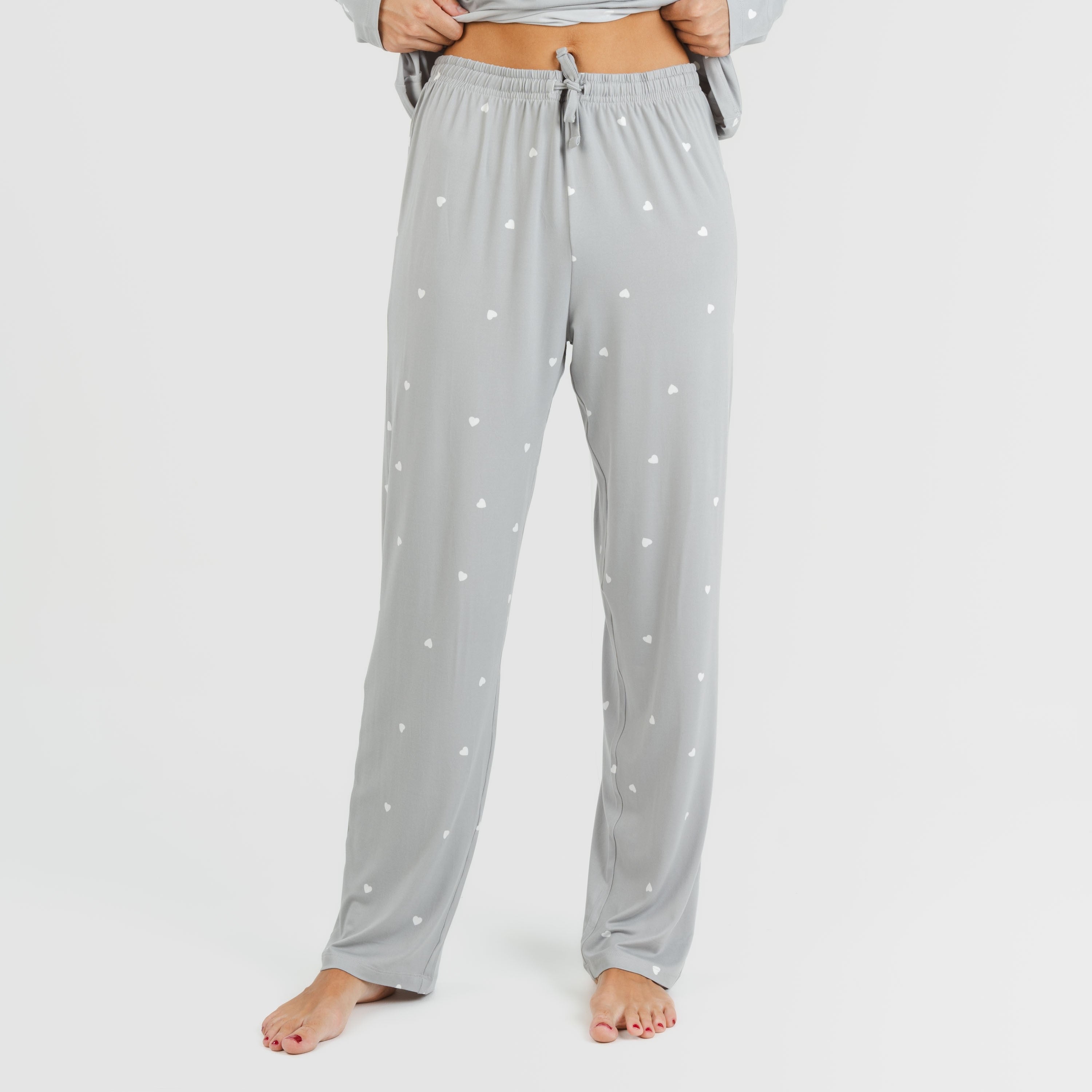 Pijama largo mujer soft Choer gris