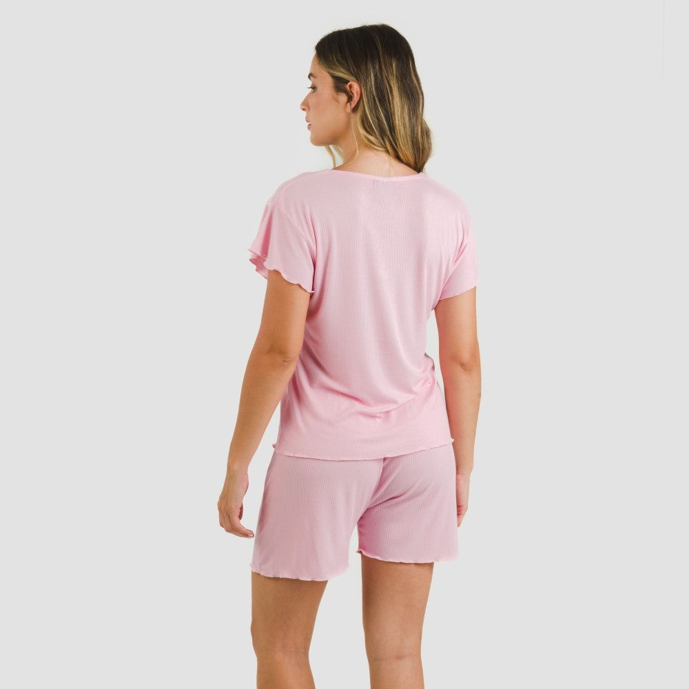 PIJAMA CRT M/CRT DONA CANALE VISCOSA LLIS