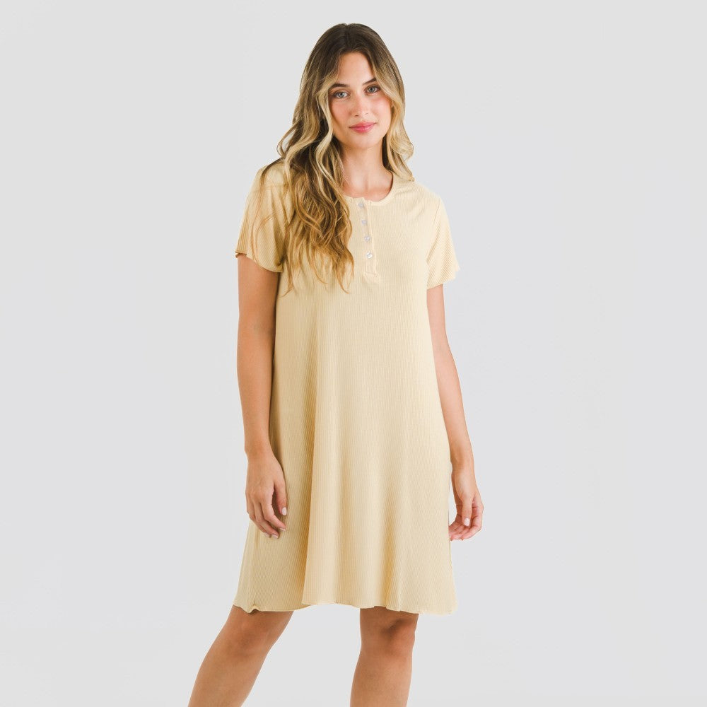 BLUSON A MANICHE CORTE A COSTINE IN VISCOSA TINTA UNITA