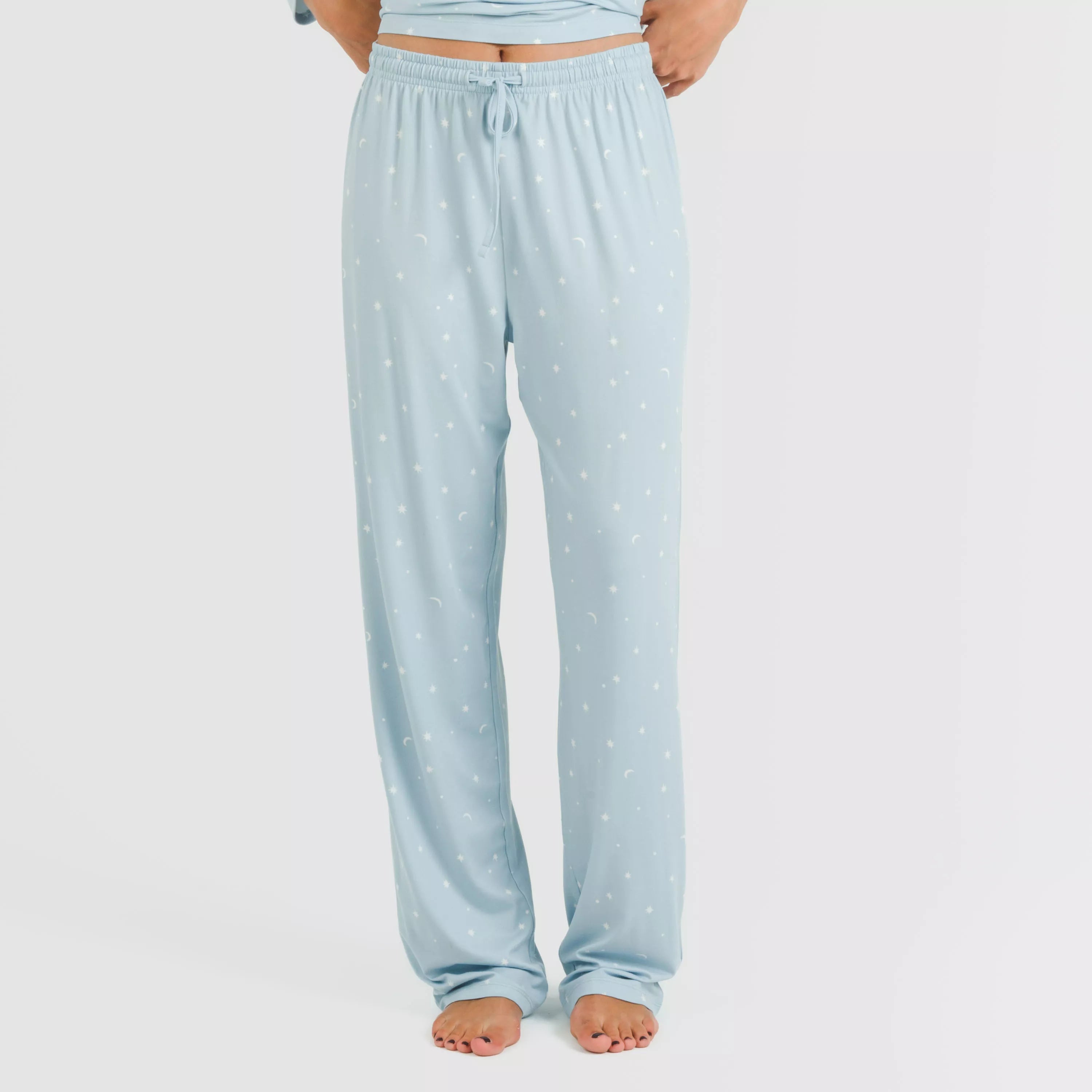 Pijama largo mujer soft Ambarina celeste