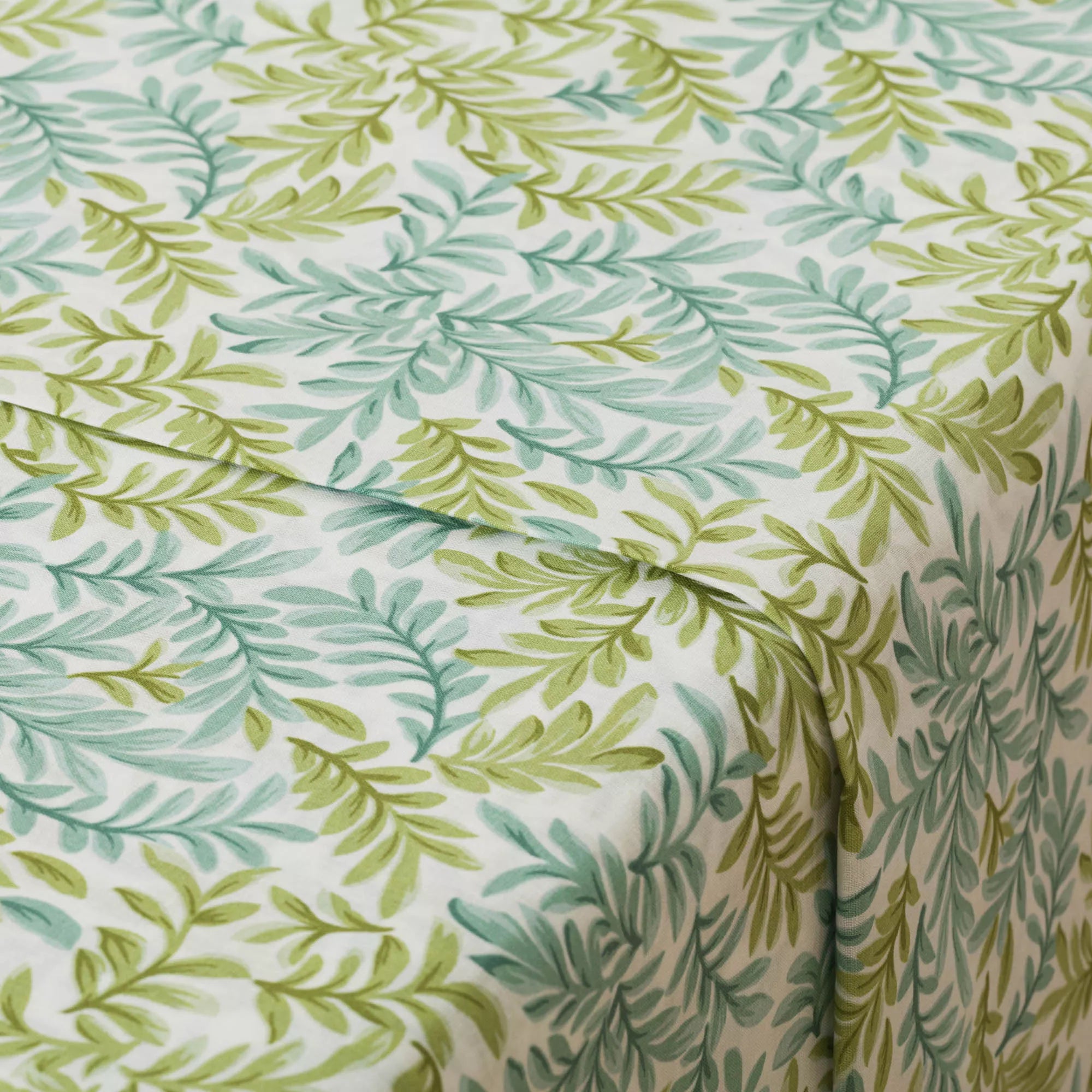 Jogo de lençóis algodão Zafra verde