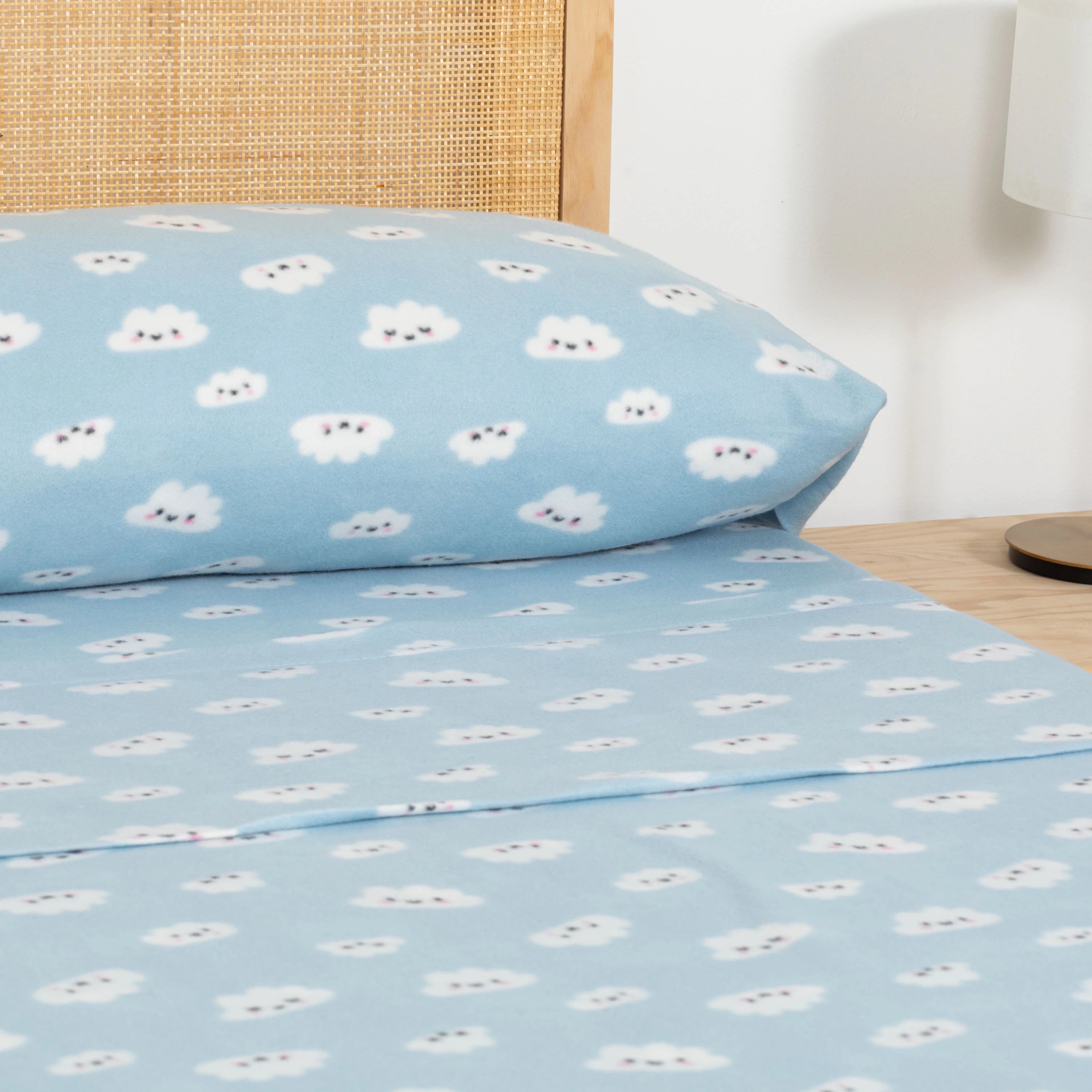 Juego de sábanas pirineo Habana celeste