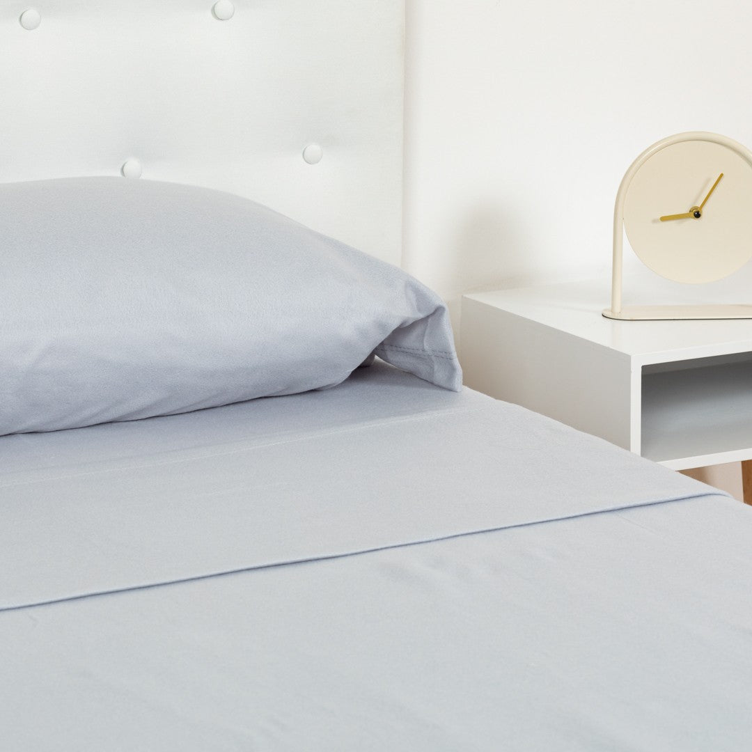 Jogo de lençóis térmicos lisos