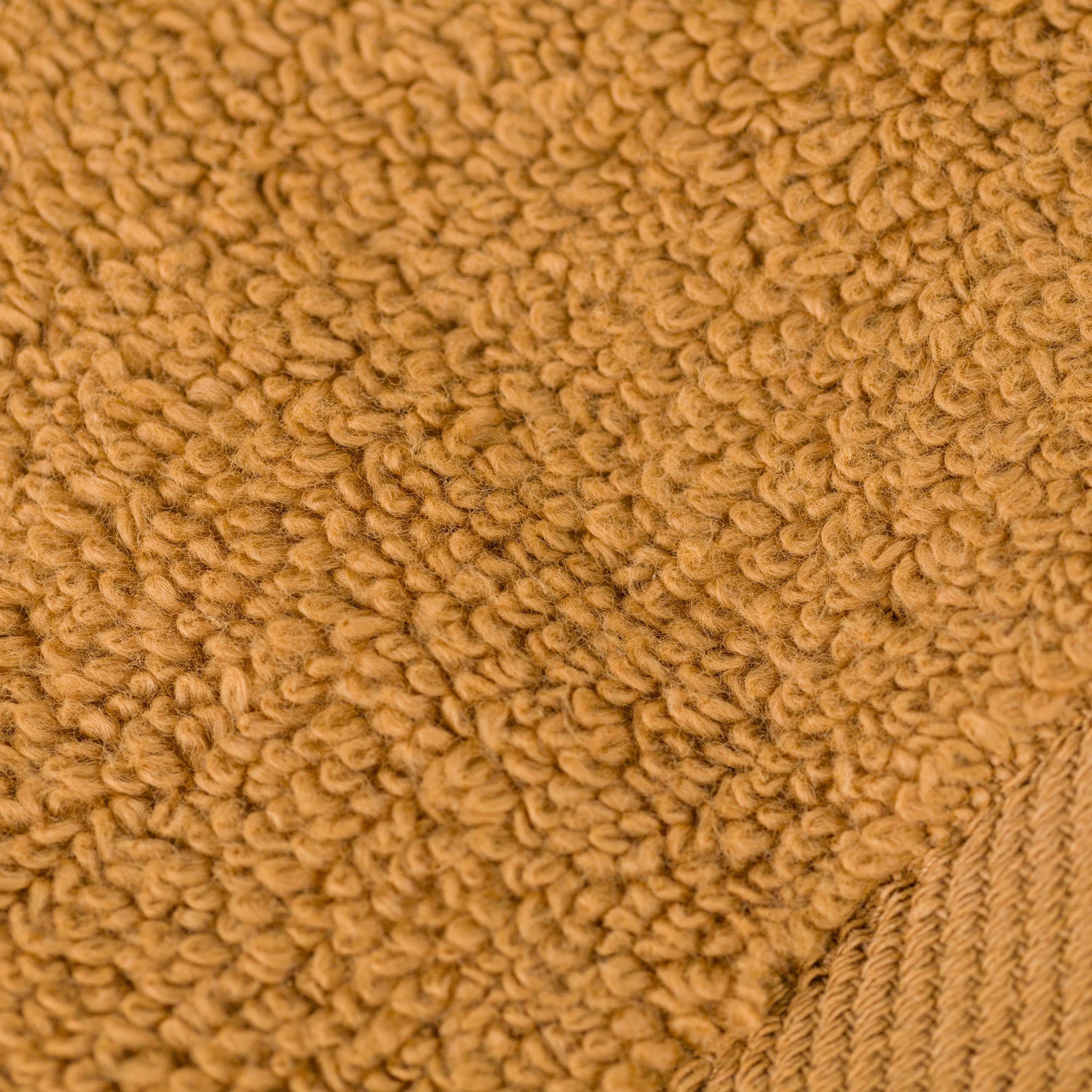 Toalla de baño 400gr Doble rizo ocre