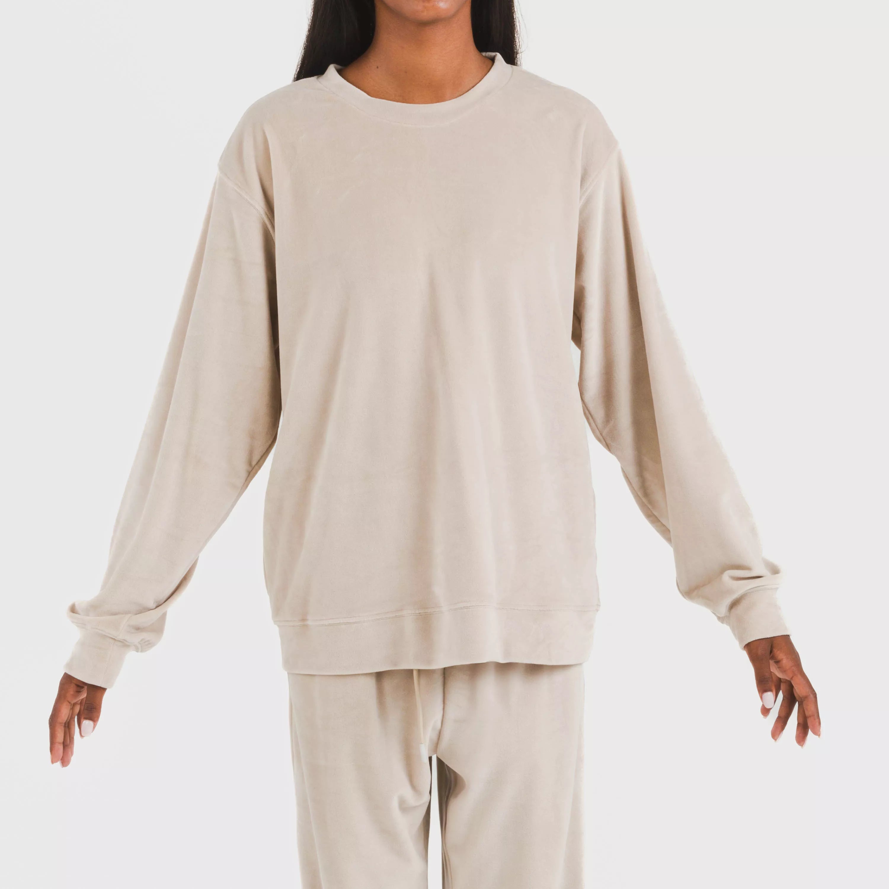 Pijama largo Velvet liso