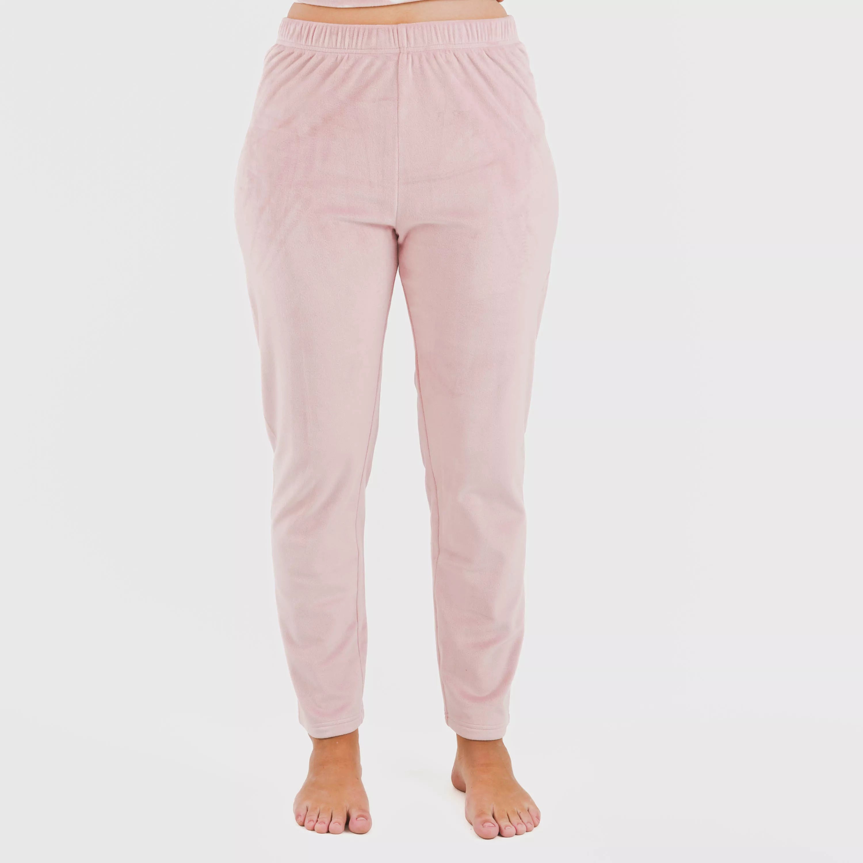 Pijama de veludo Little Cloud rosa claro