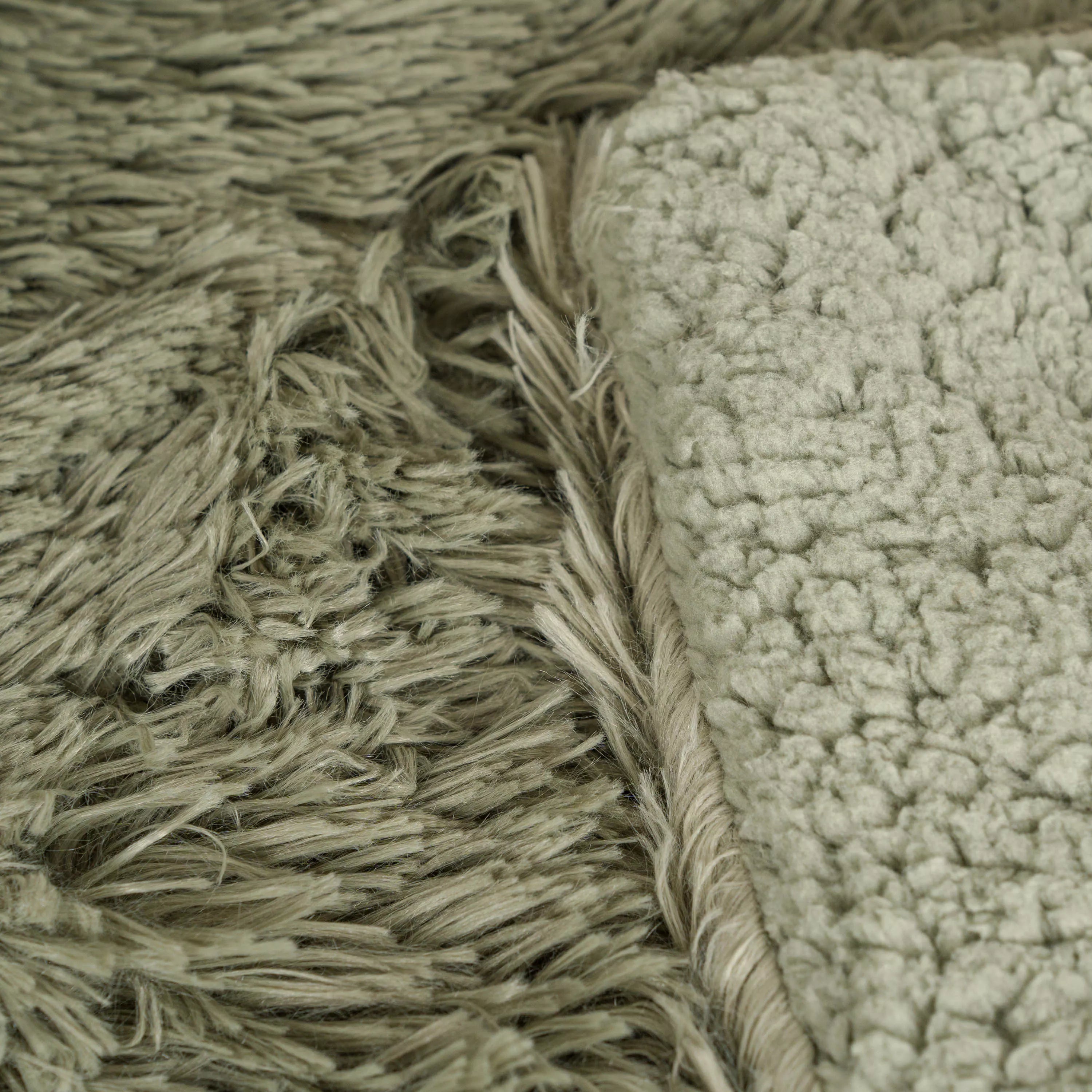 Manta pelo sherpa lisa