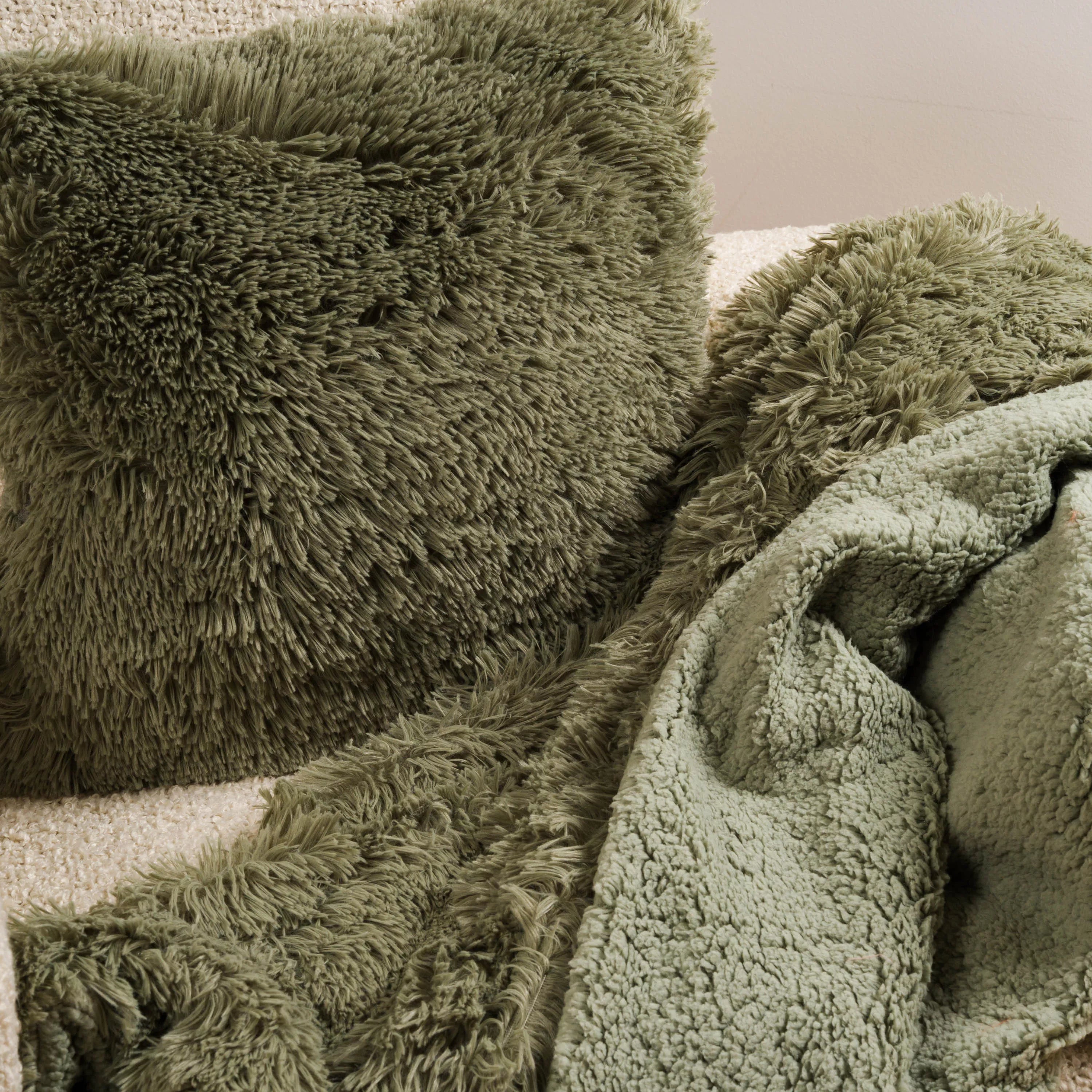 Manta pelo sherpa lisa