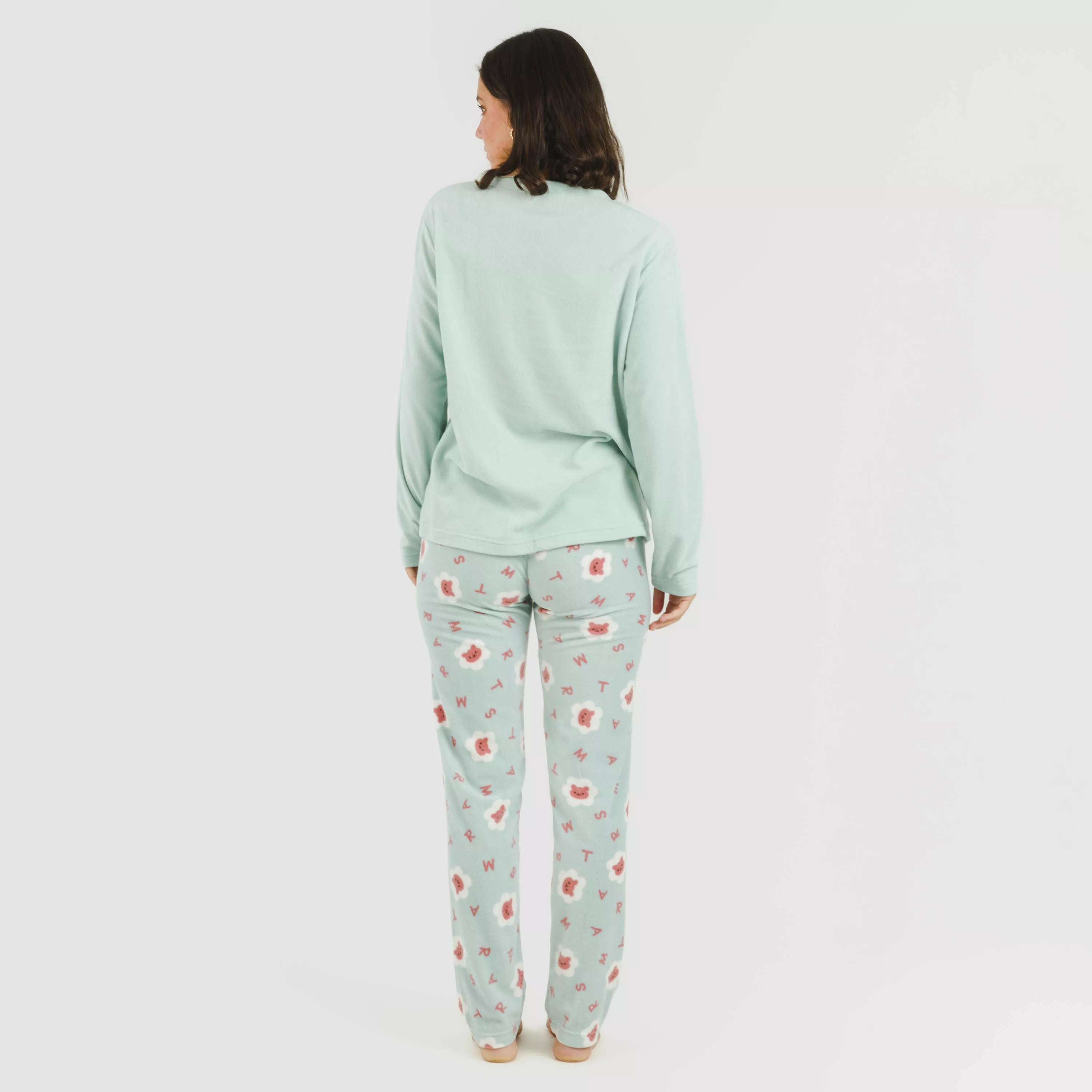 Pijama polar Nolan verde