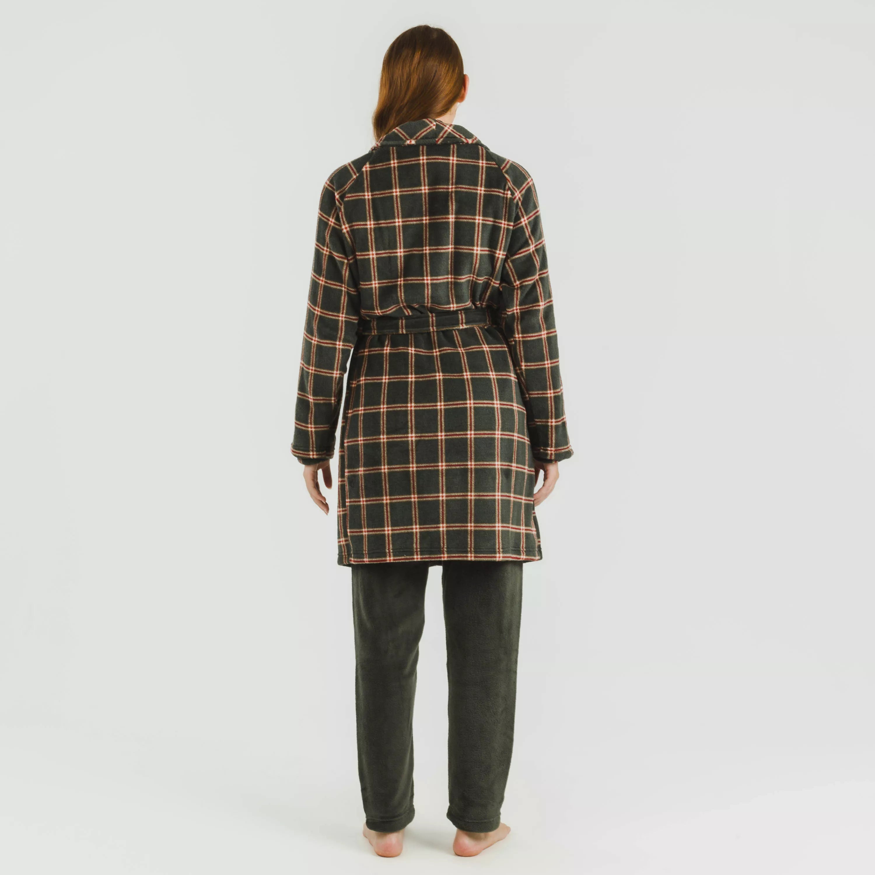 Bata coral Cuadro Nelby verde caceria