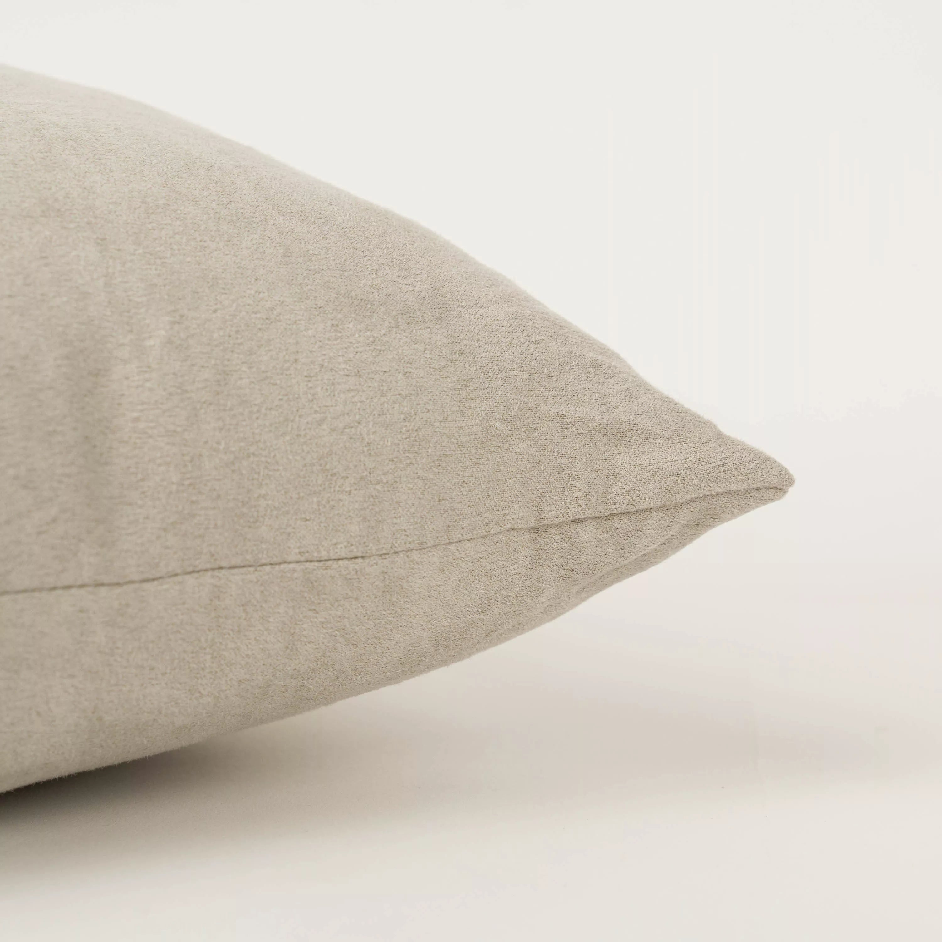 Cojín cuadrante Ante liso - funda + relleno