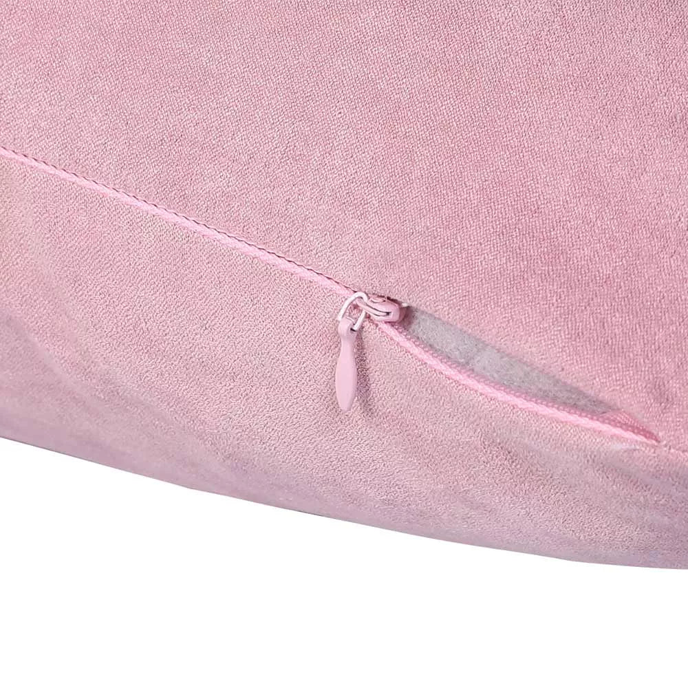 Cojín cuadrante Ante liso - funda + relleno