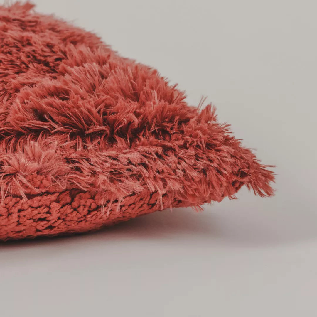 Cuscino in pelliccia Sherpa