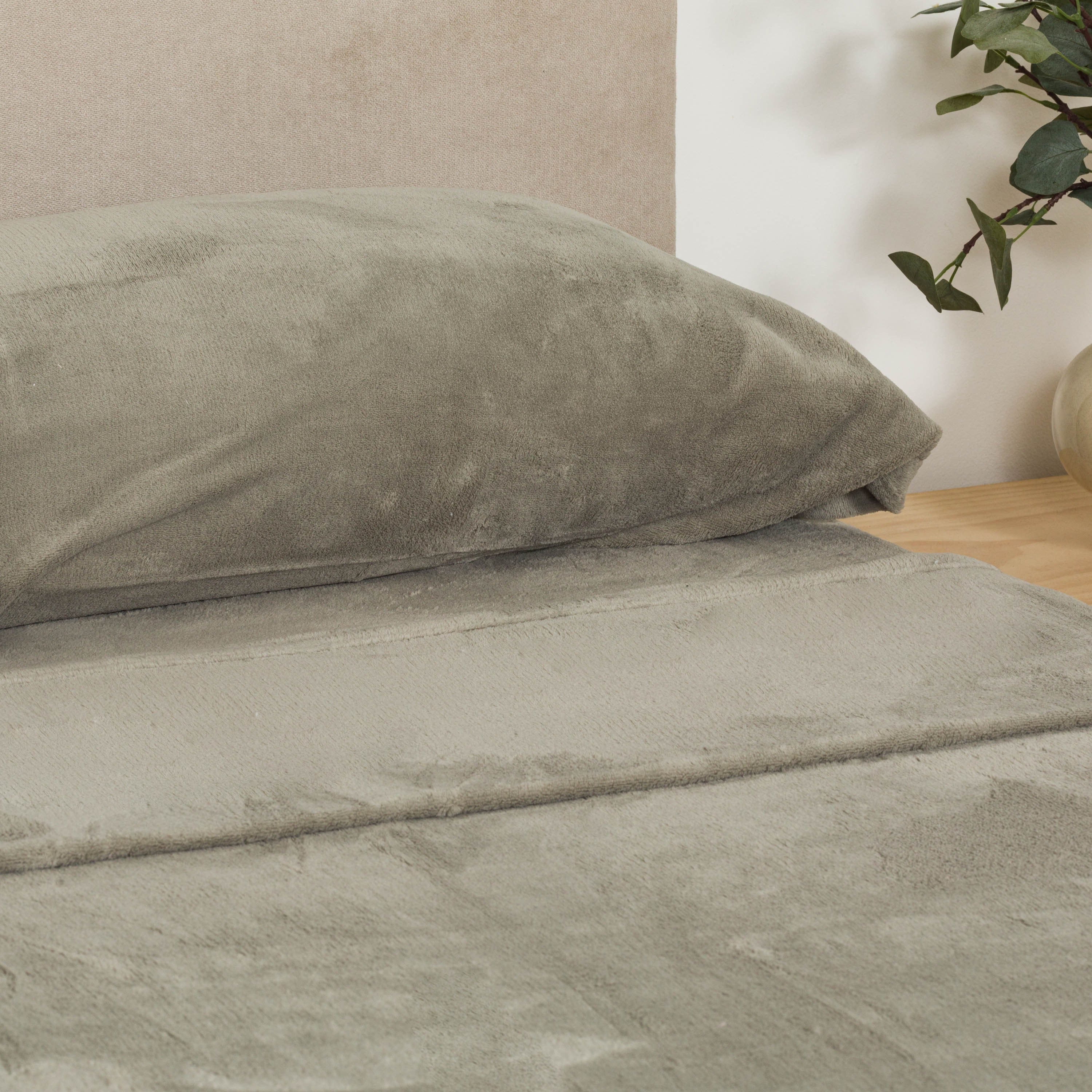 Juego de sábanas coralina lisas