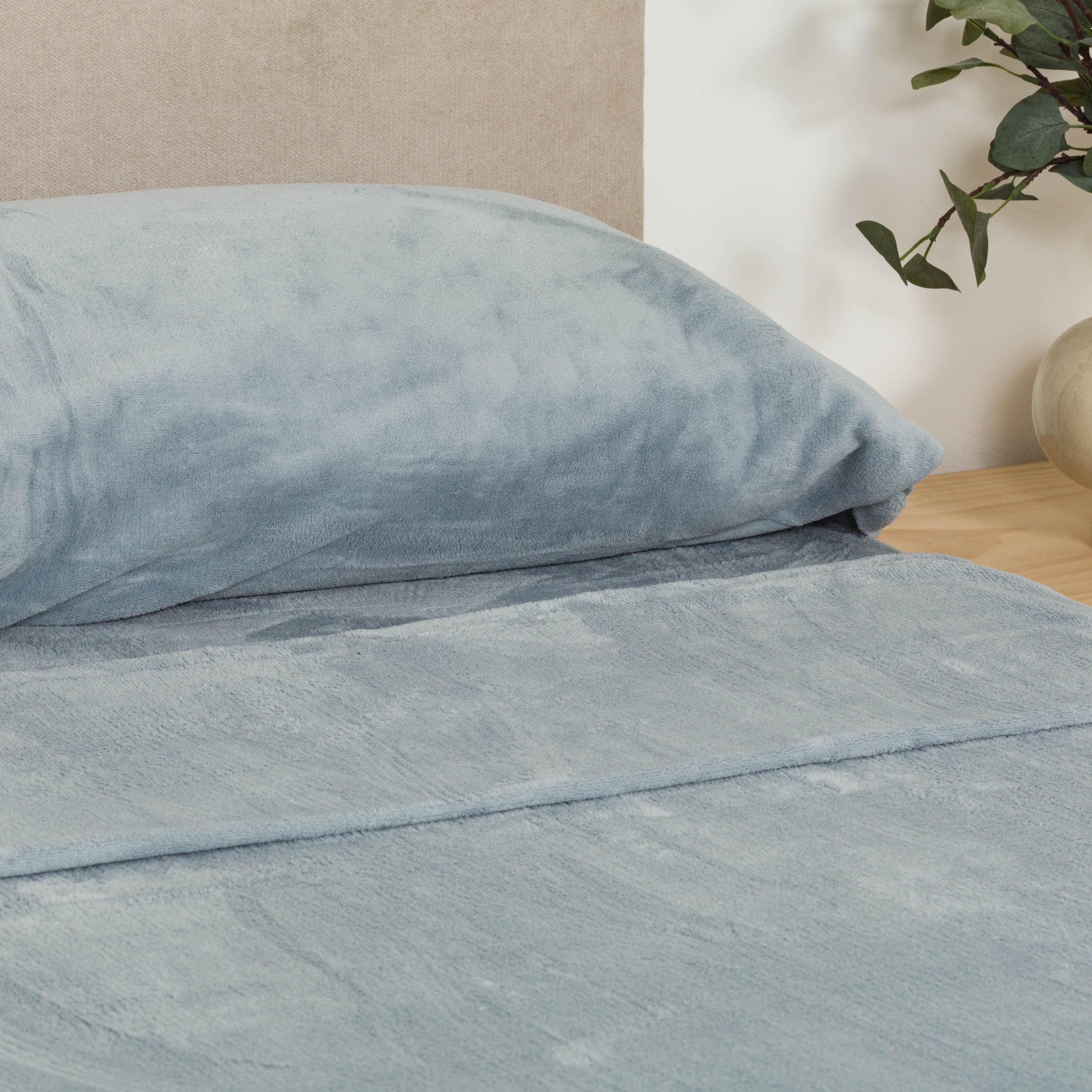 Juego de sábanas coralina lisas