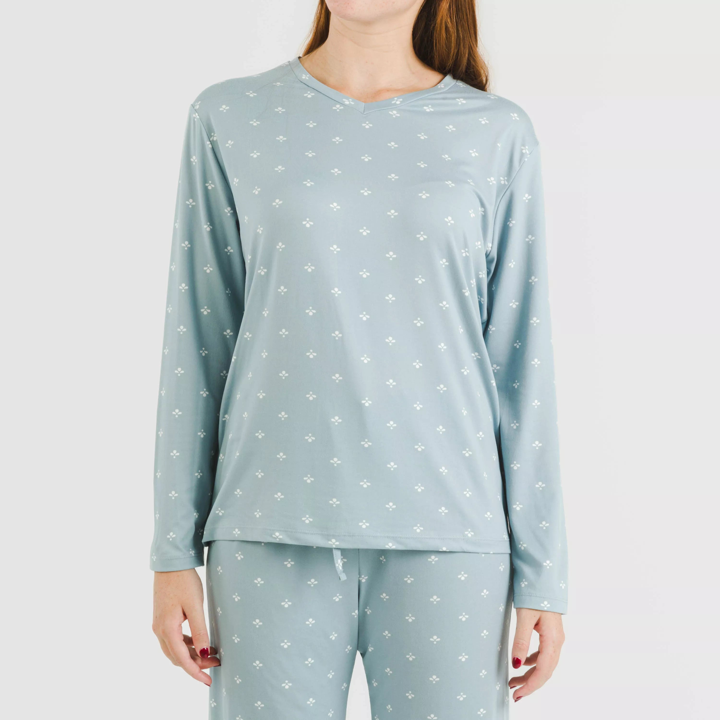 Pijama largo mujer soft Embera indigo