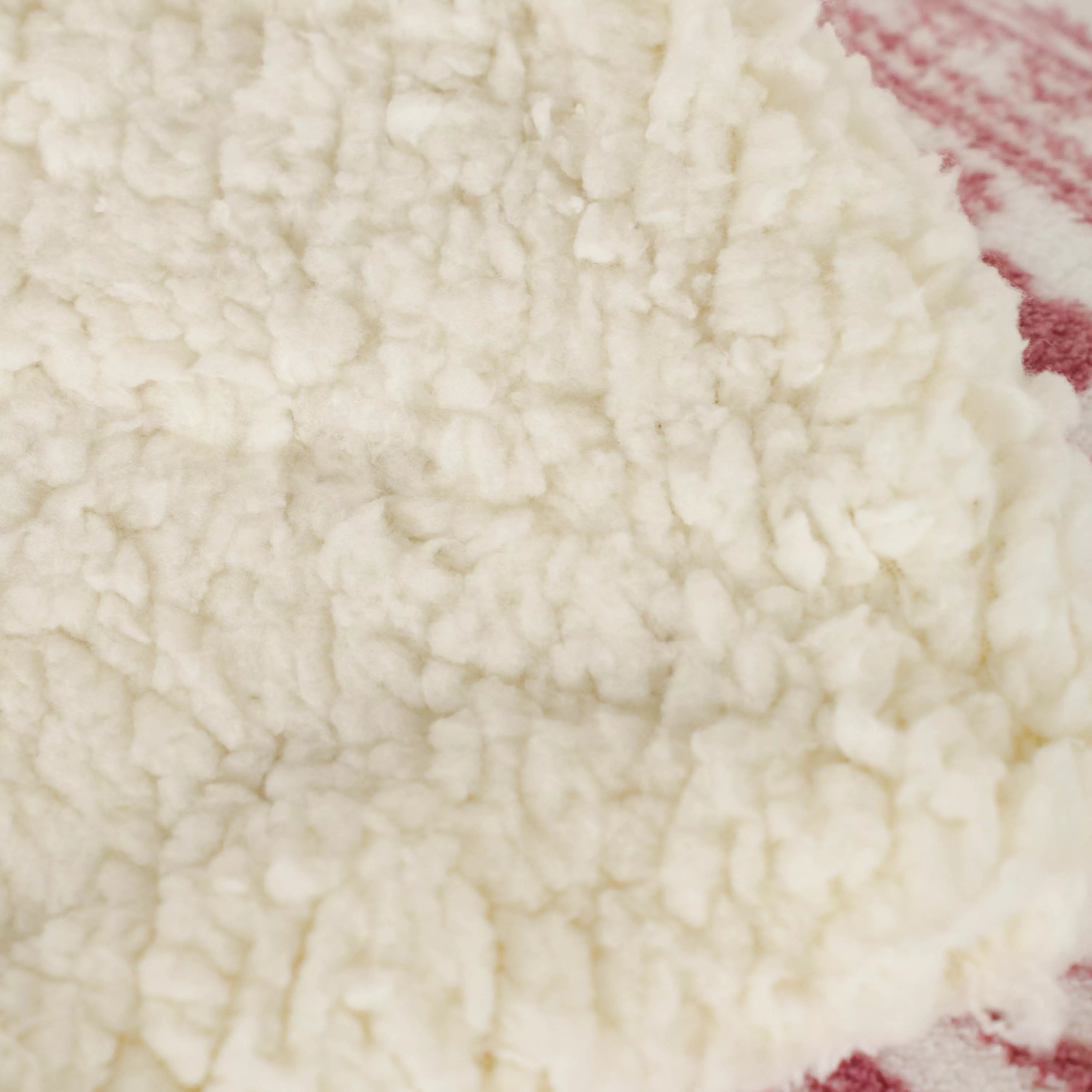 Manta sherpa Candy malva rosa