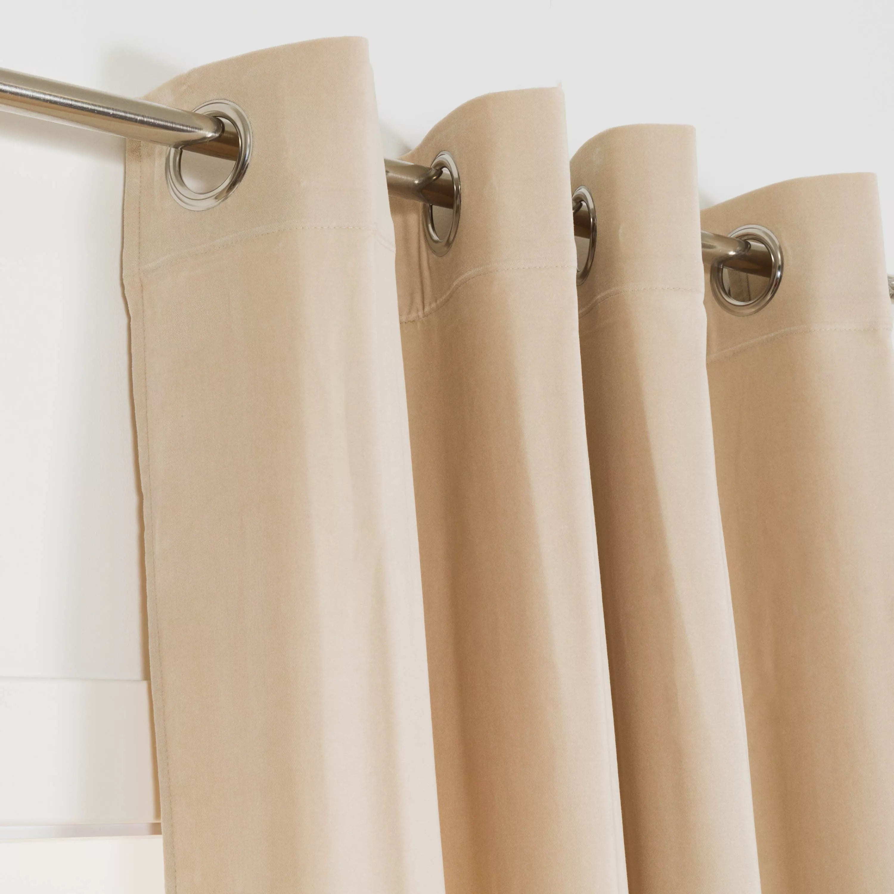 Cortina terciopelo algodón