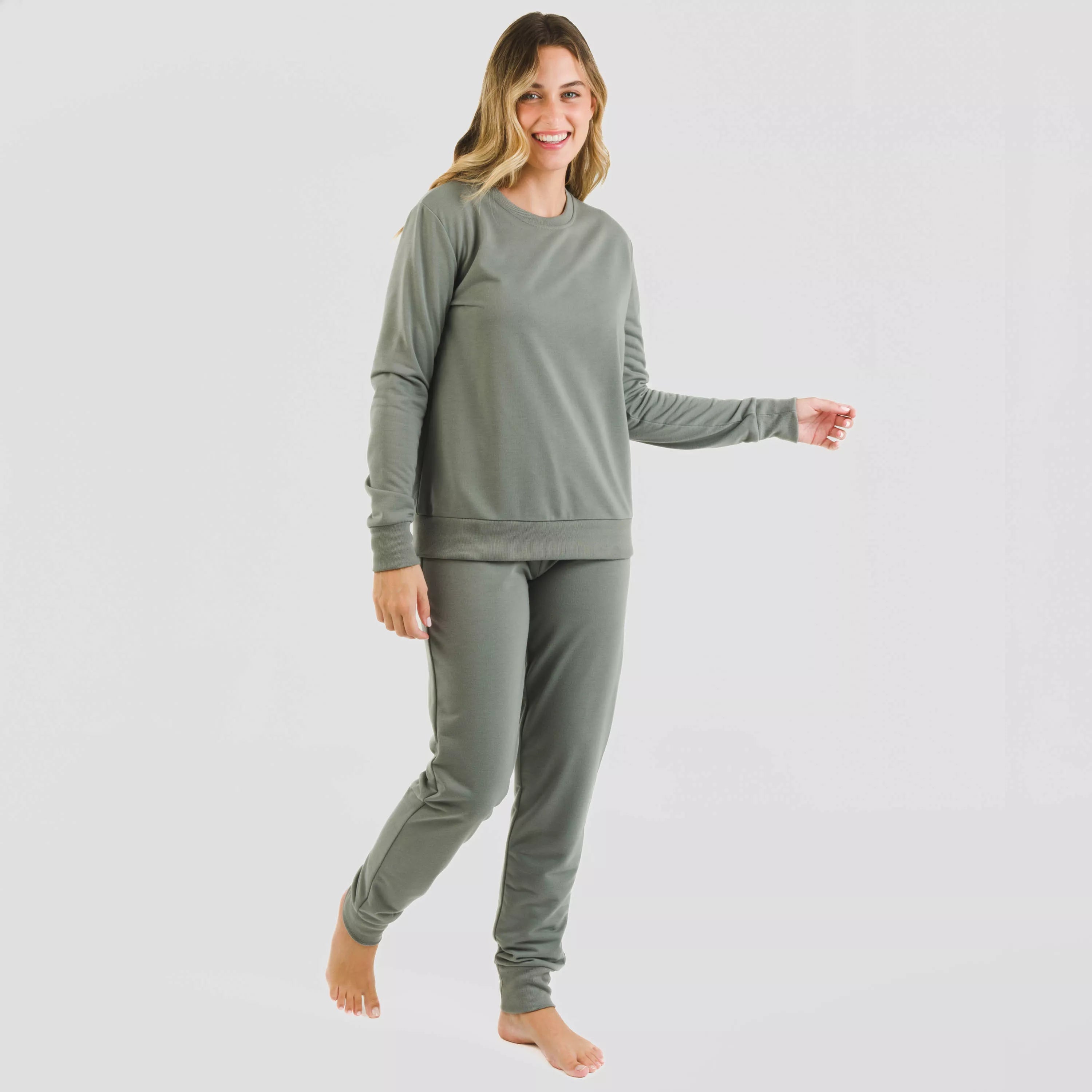 Pantalón largo basico deportivo mujer