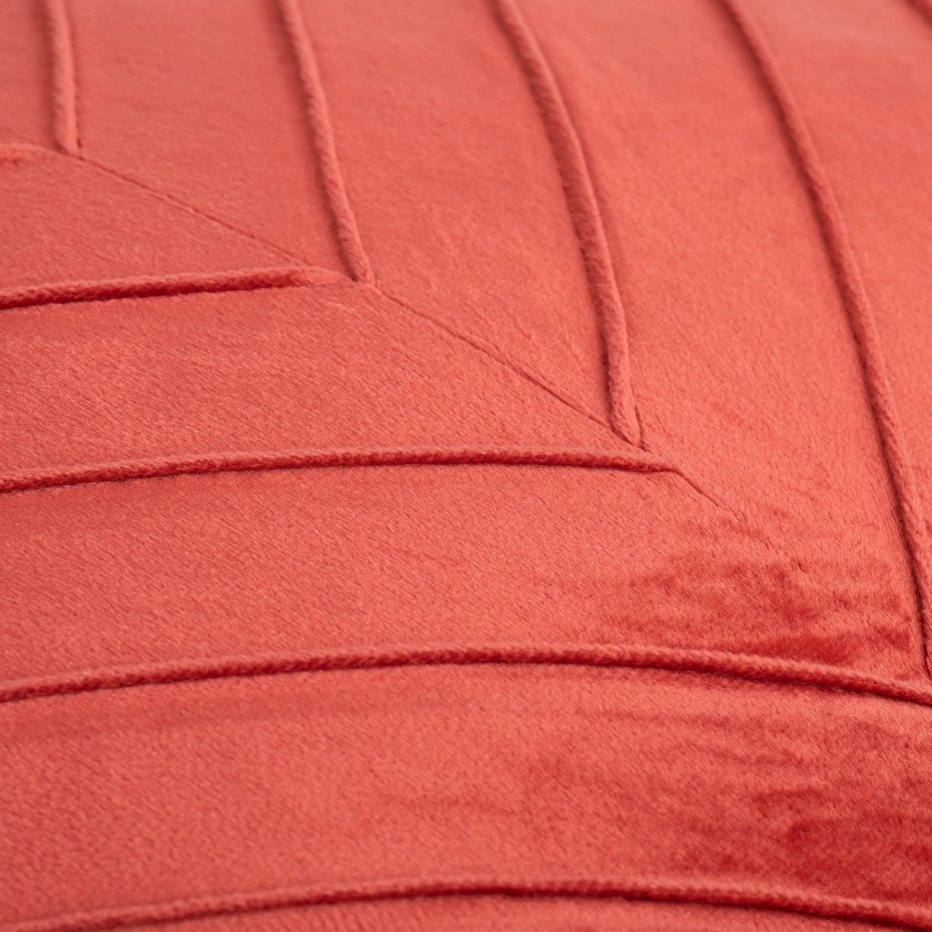 Cojín cuadrante New Espiga liso 50x50 - funda + relleno