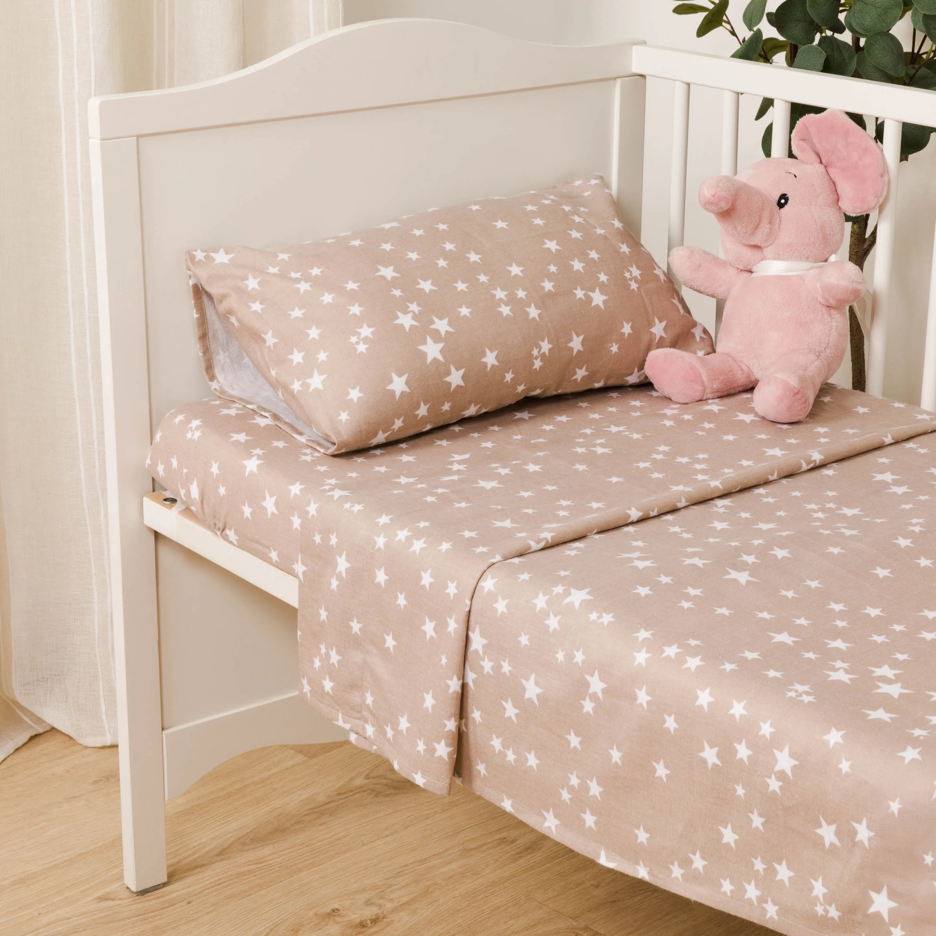 Juego de sábanas franela Universo cuna