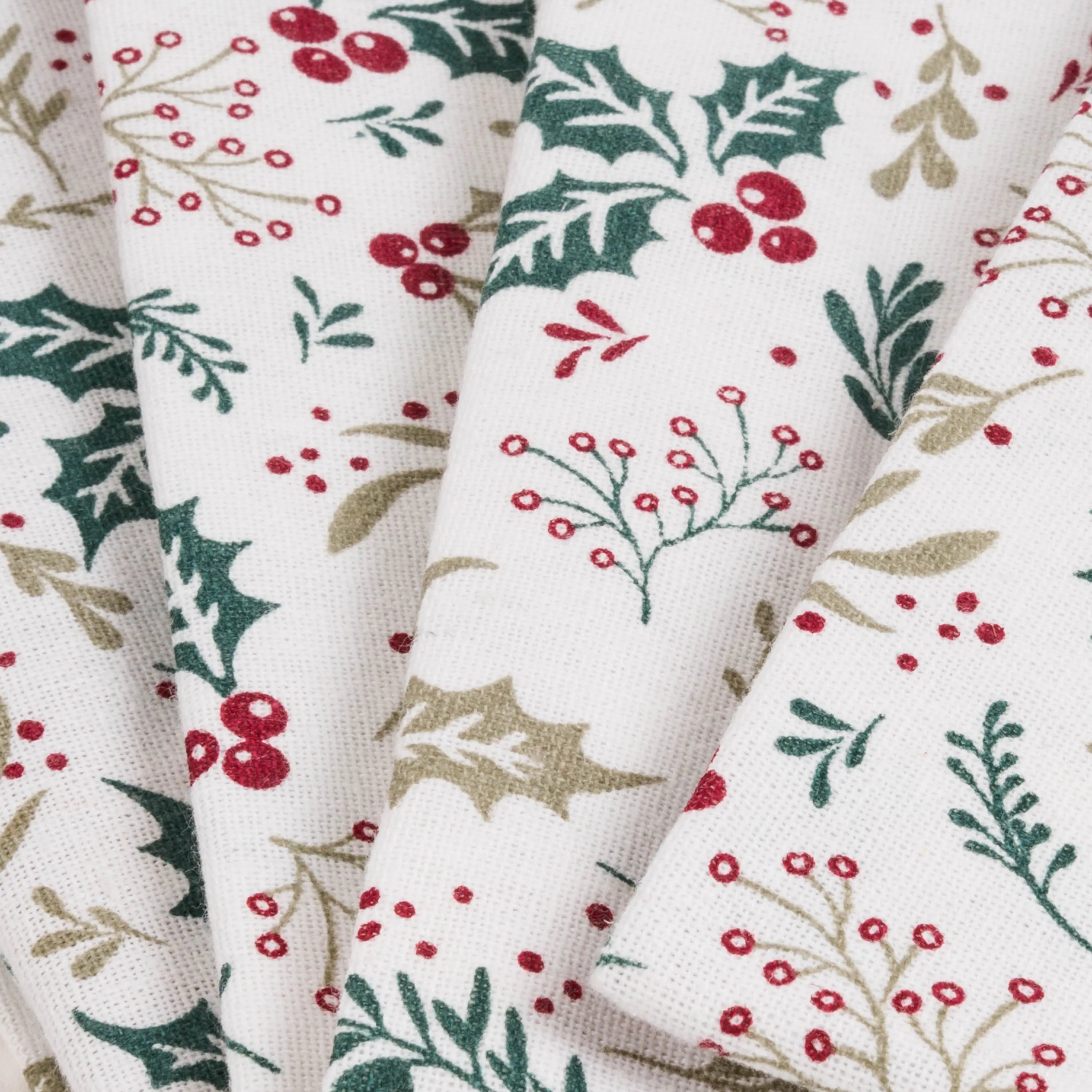 SET 4 SERVILLETES HOLLY