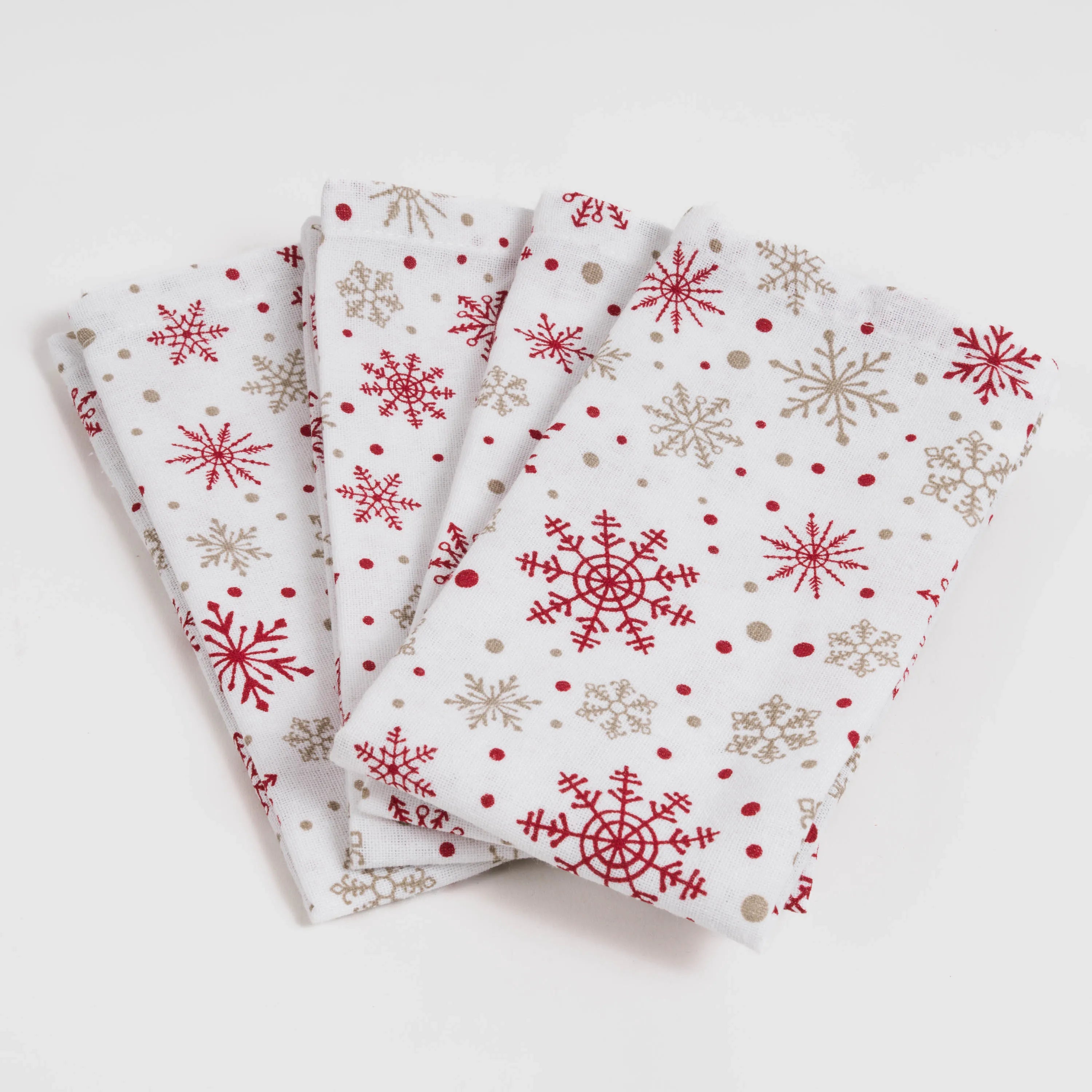 SET 4 SERVILLETES WINTER