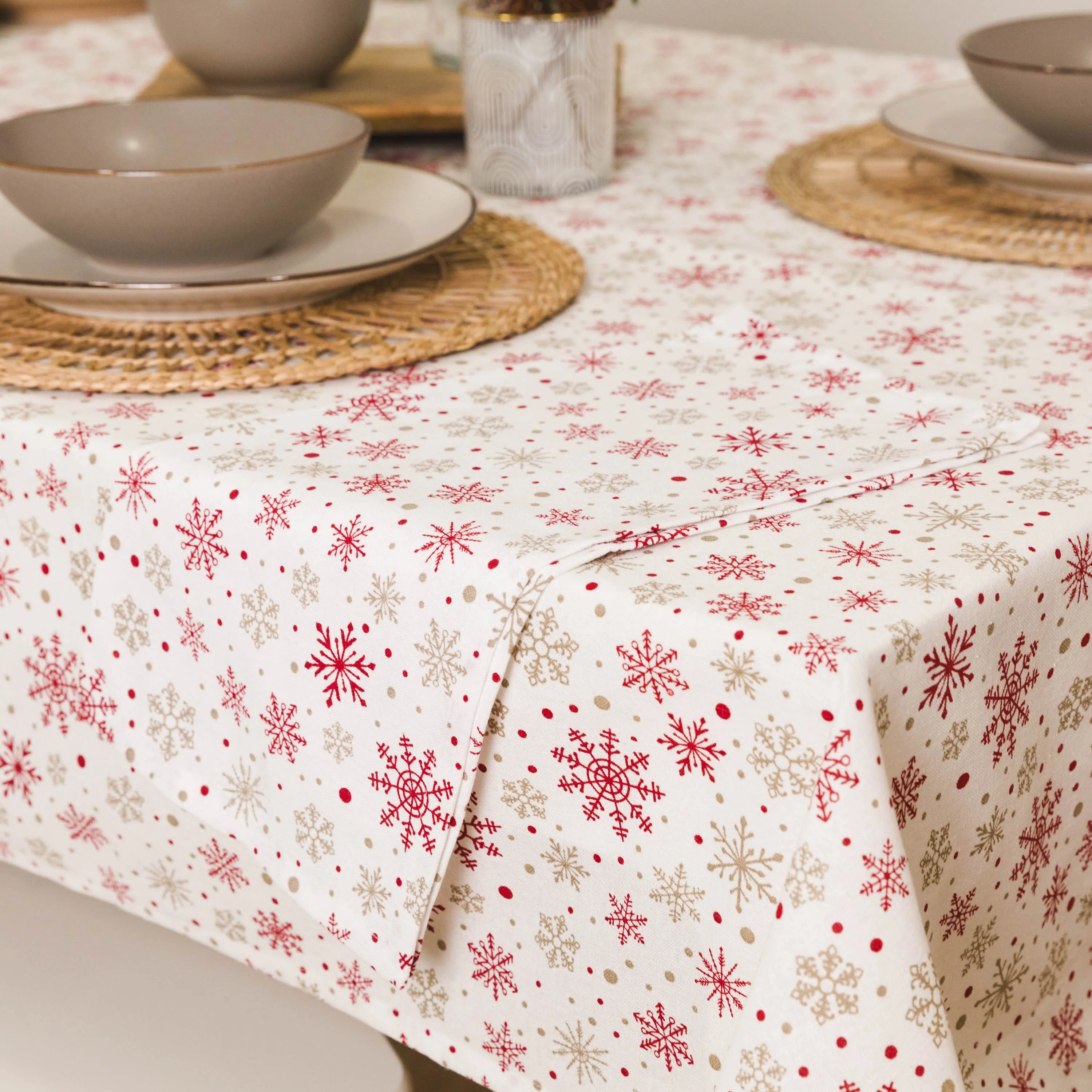 SET 4 SERVILLETES WINTER