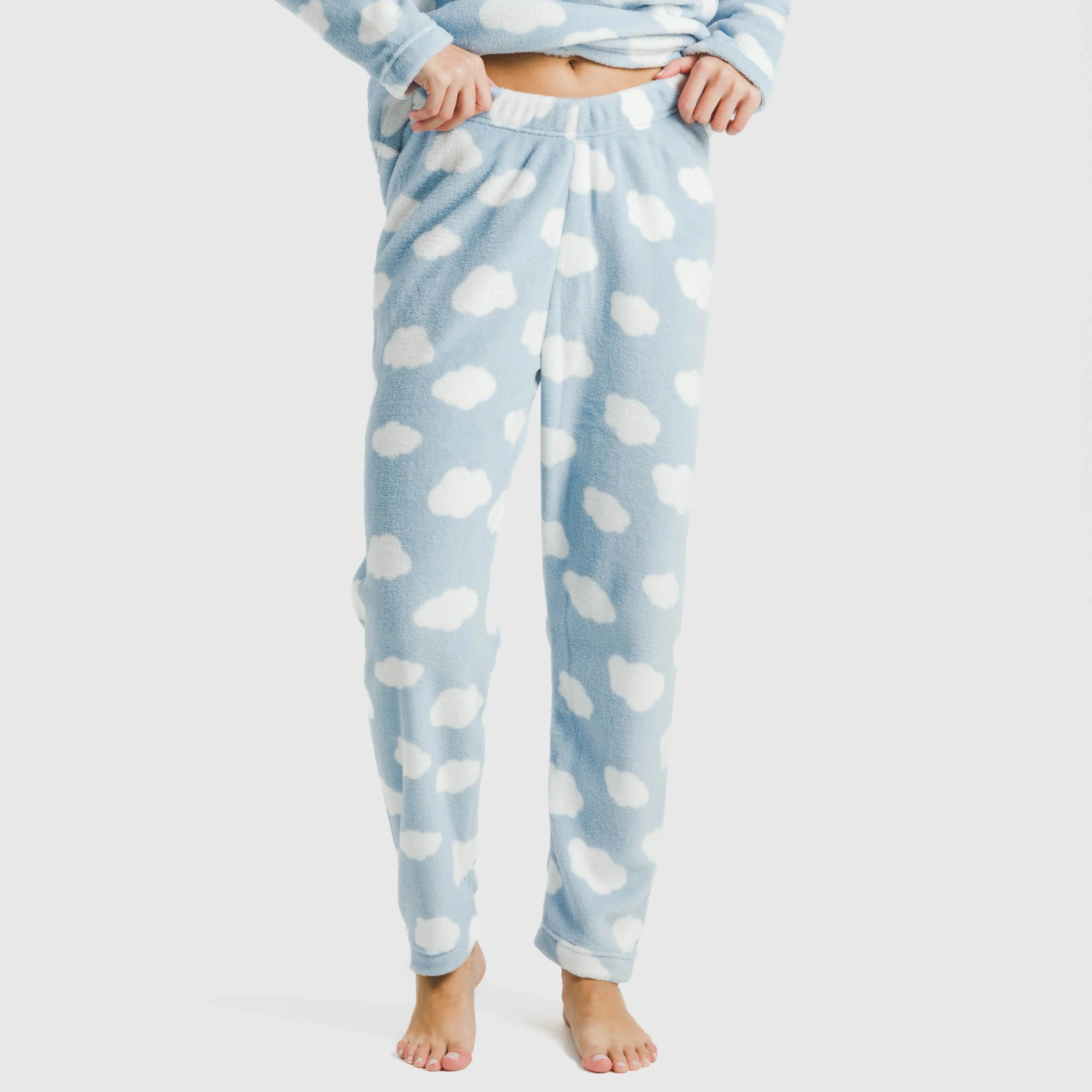 Pijama coral Nubecita celeste