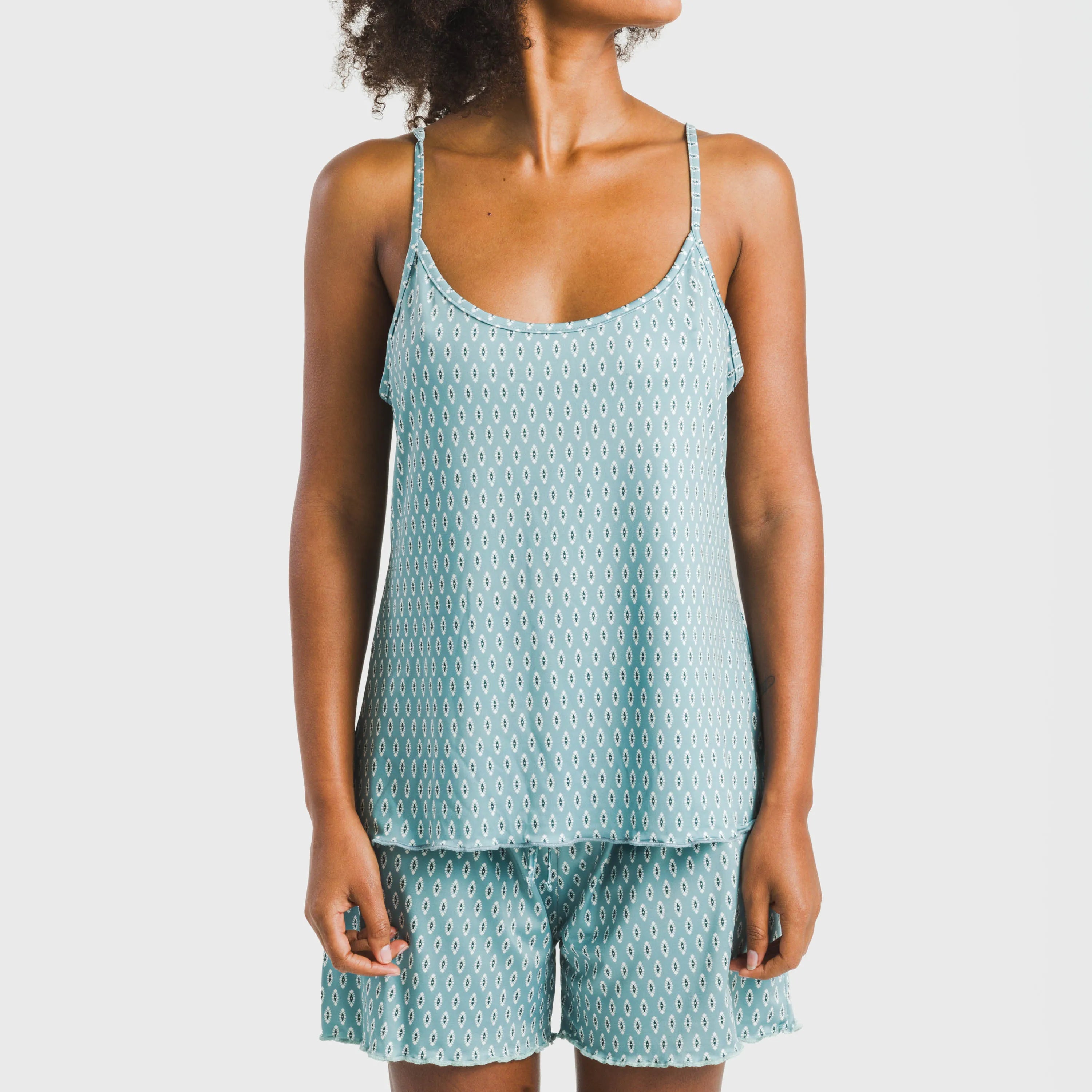 Pijama tirantes mujer soft Walia agua marina