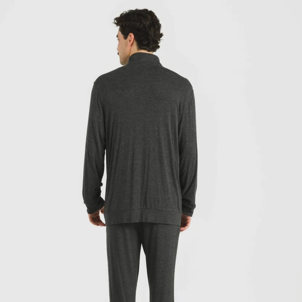 Sudadera viscosa hombre lisa