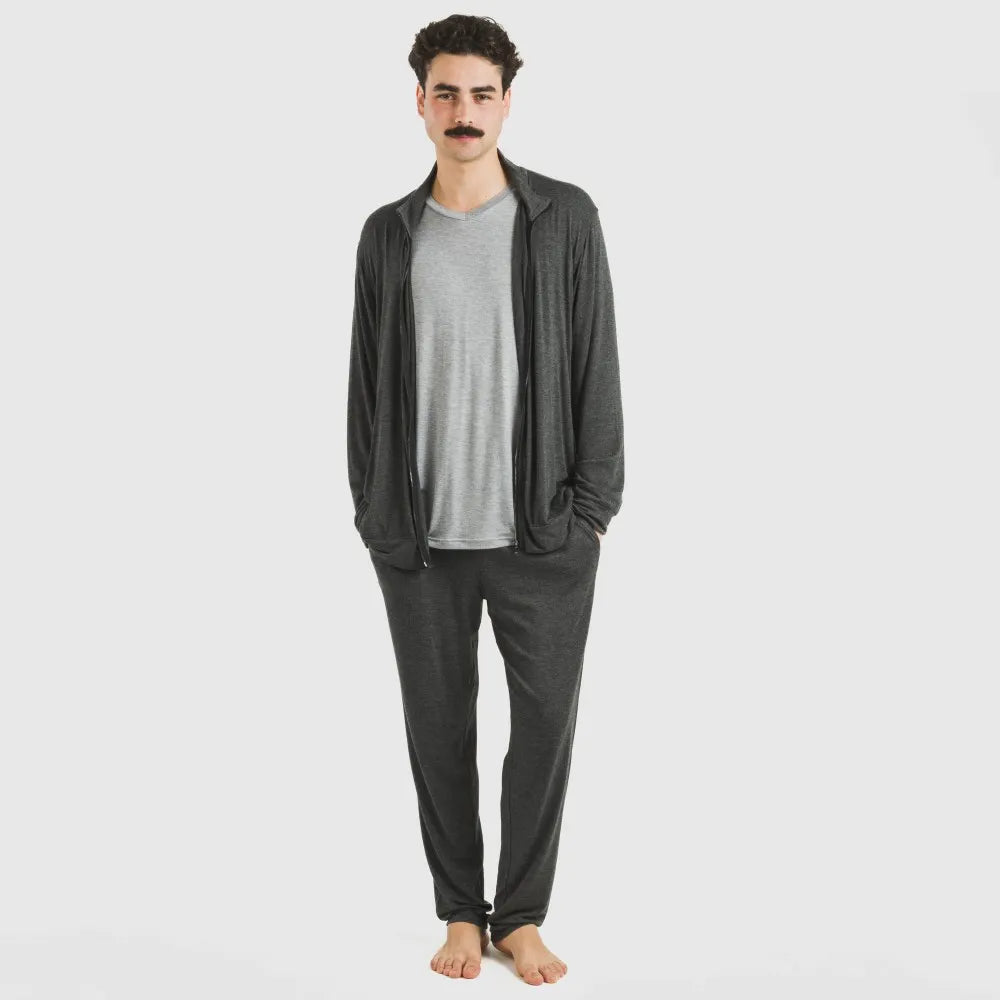 Sudadera viscosa hombre lisa