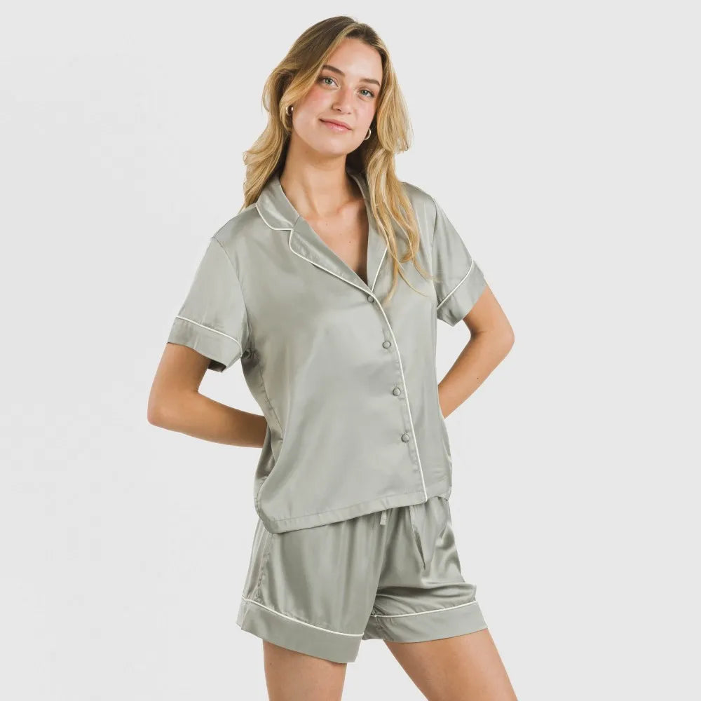 PIJAMA CRT M/C DONA SATEN FRIDAY