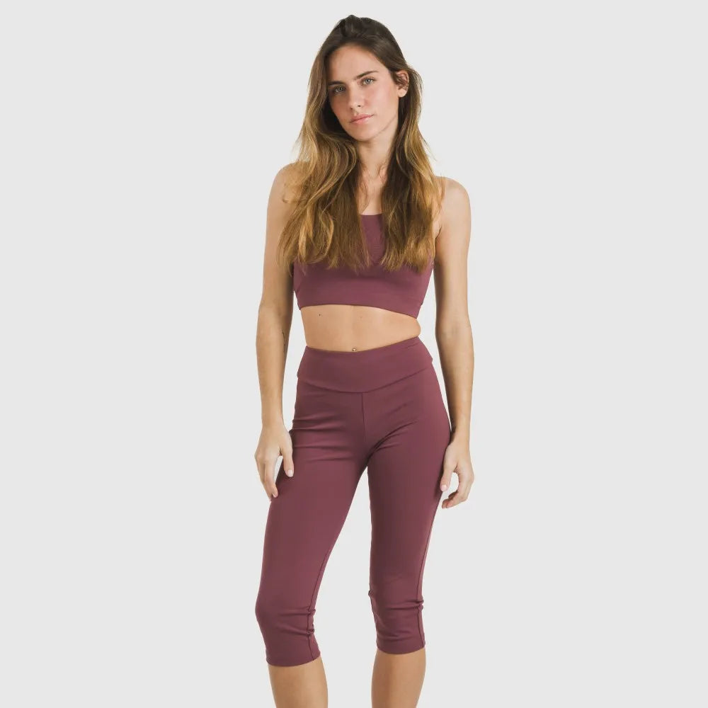 Legging midi deportivo tecnico liso