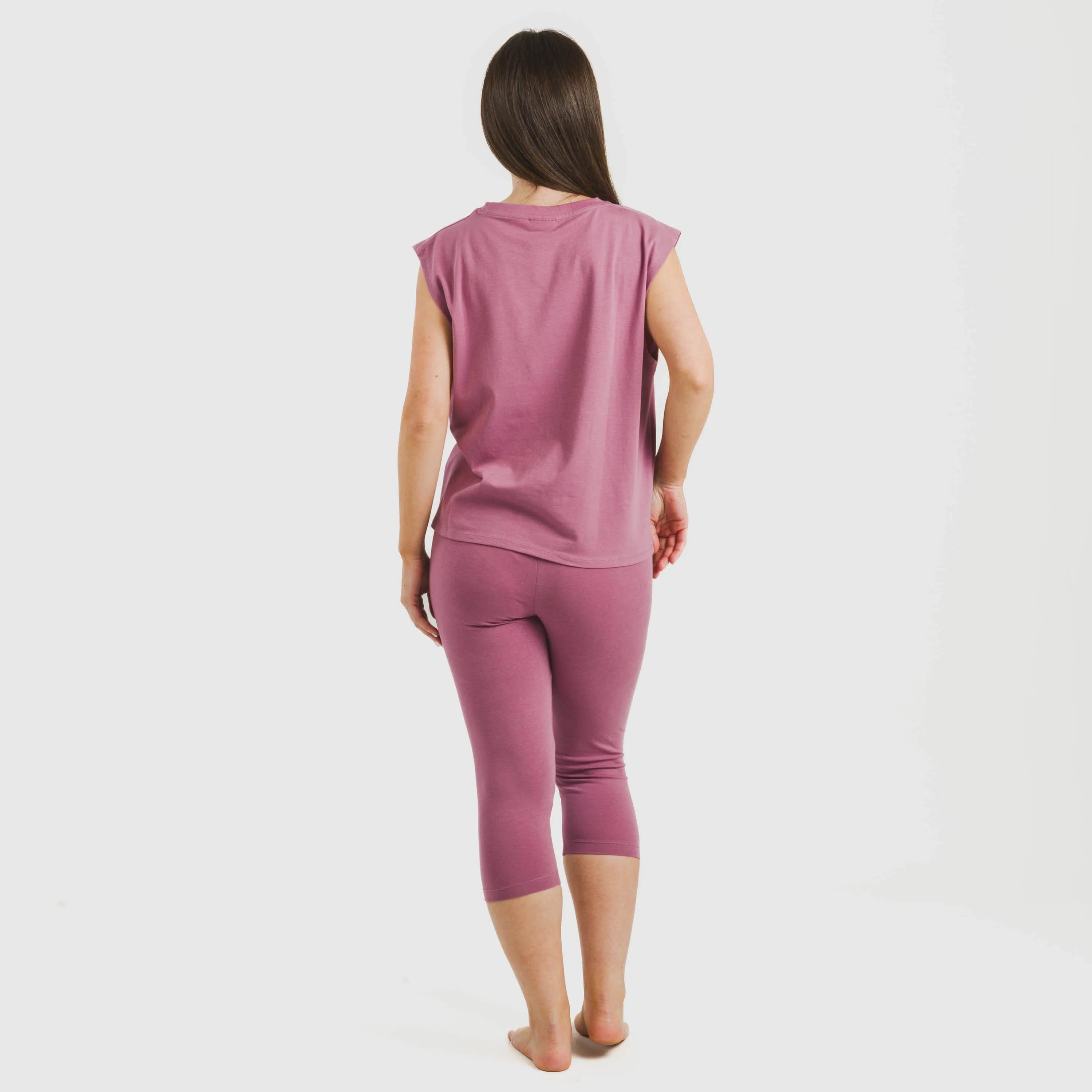 Camiseta tirantes algodón mujer lisa