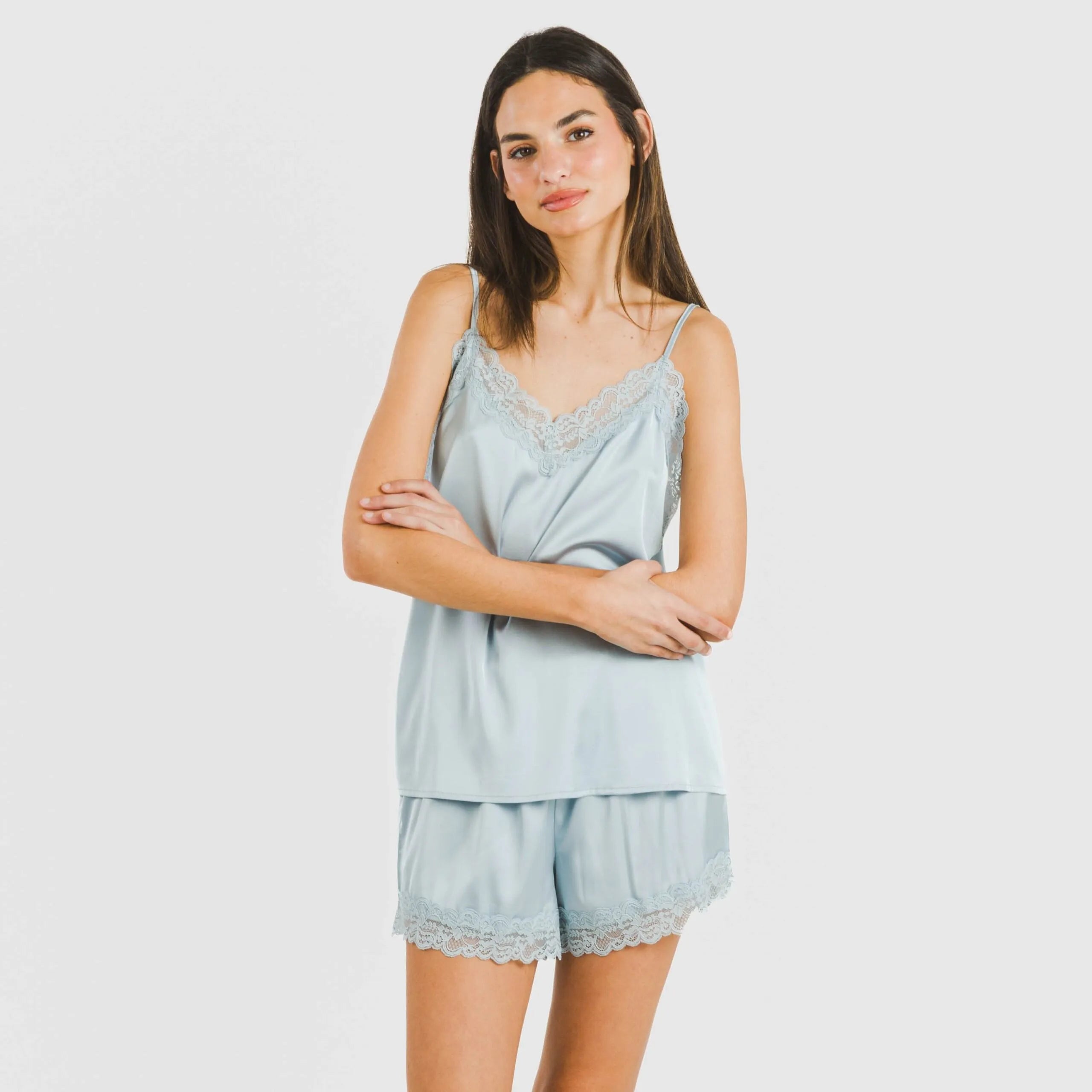 Pijama tirantes mujer satén Friday liso