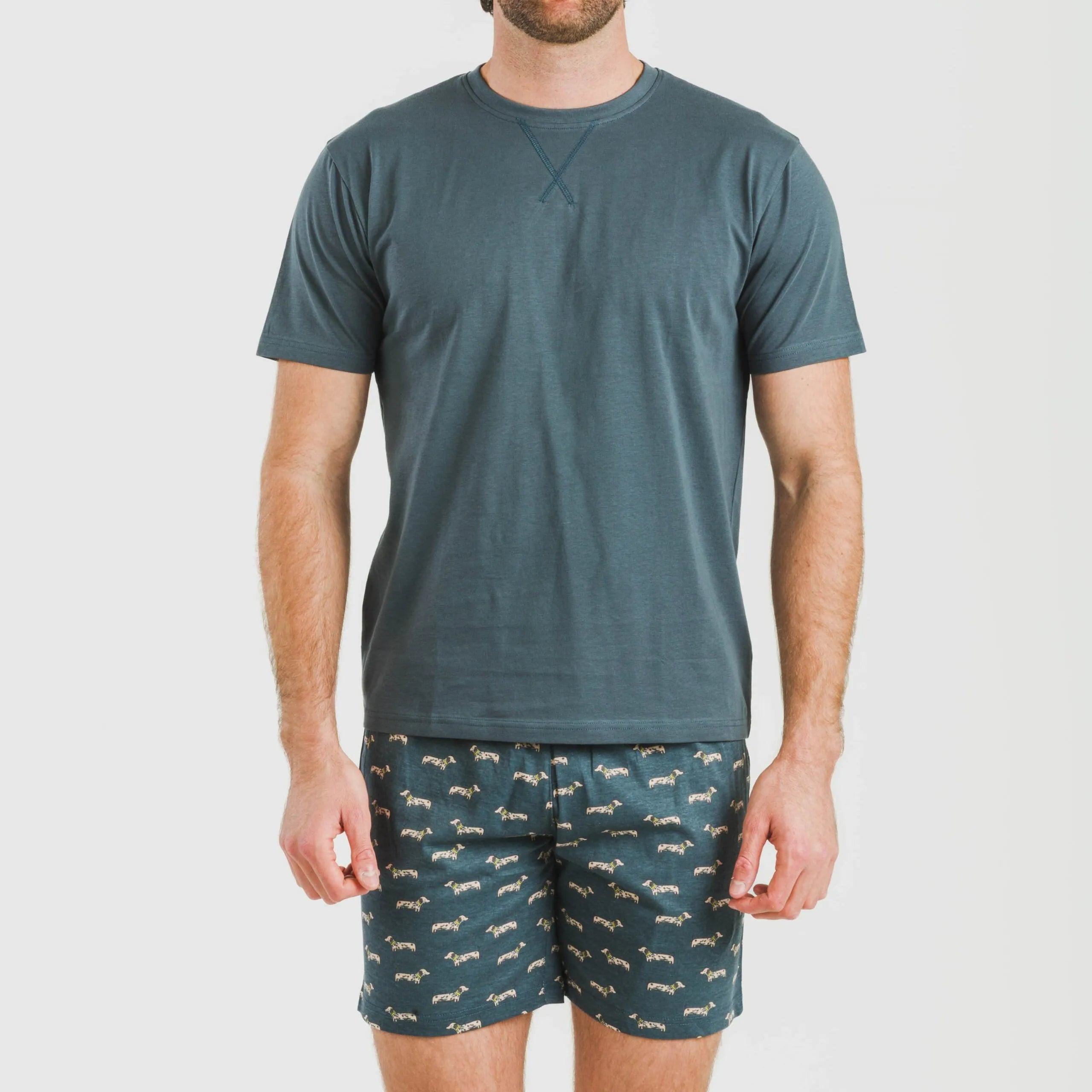 PIJAMA CURT ALG HOME ALEXANDRO