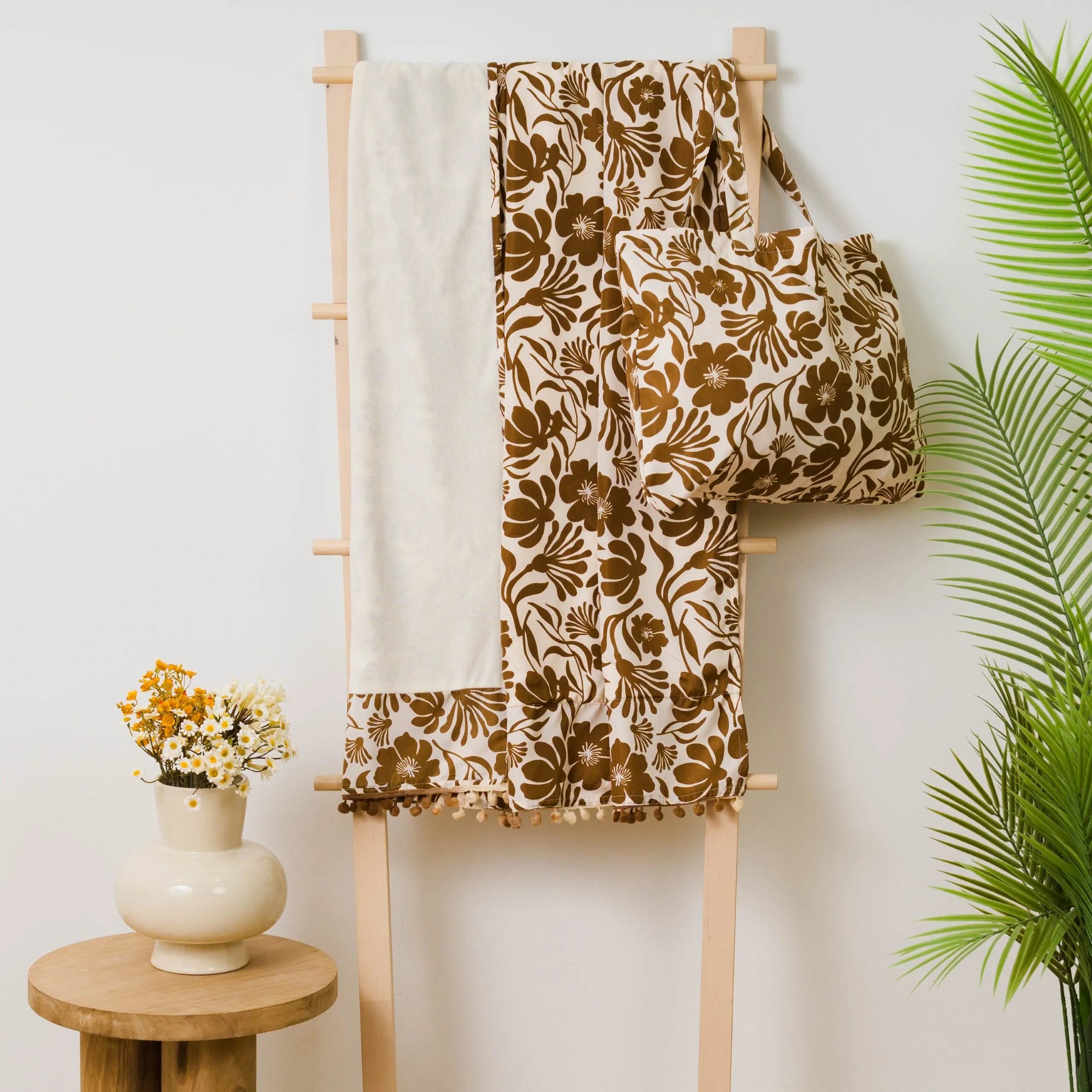 PACK TOALLA PAREO + BOLSO ALEXIS