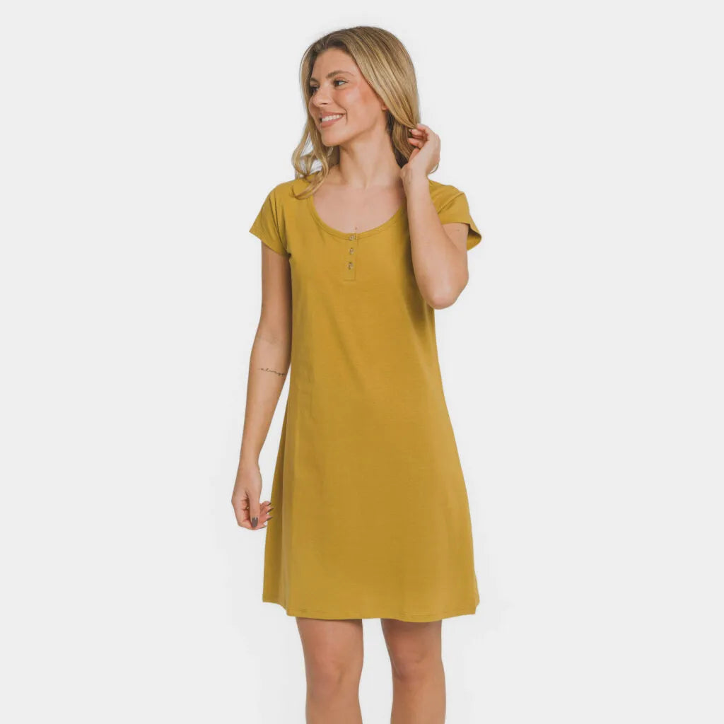 Blusón algodón liso