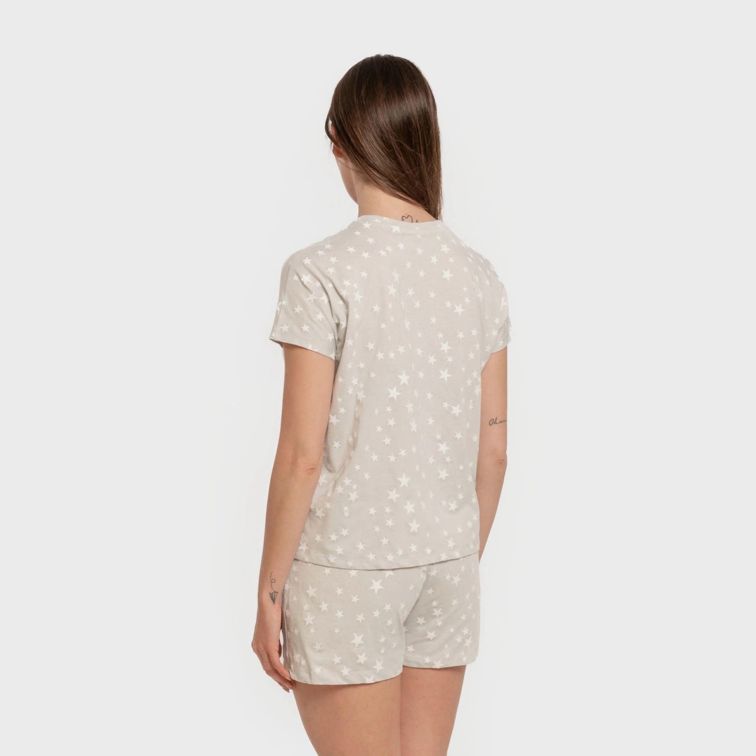 PIJAMA CRT M/FLUIDA ALG DONA ESTRELLITA