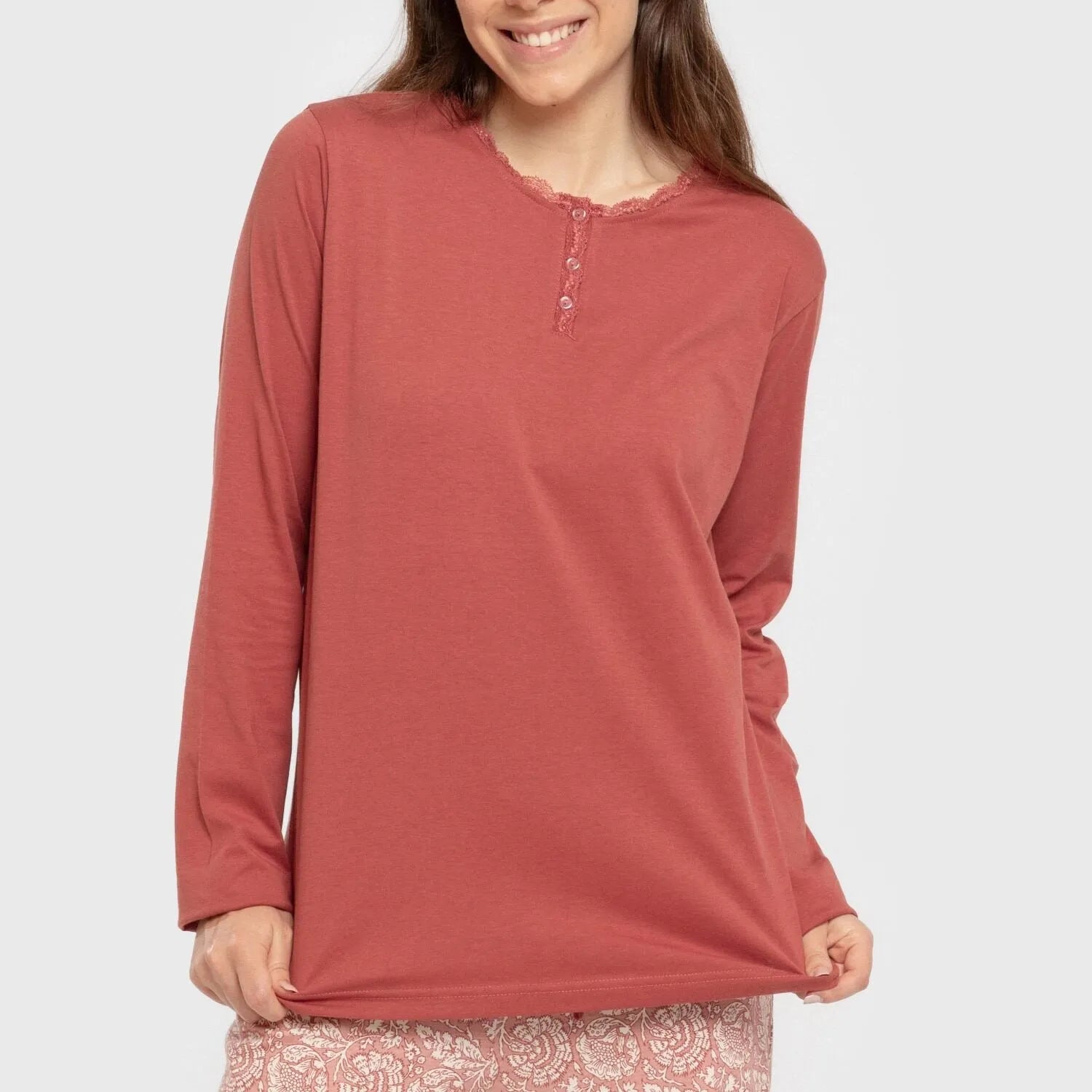 PIJAMA LLARG ALGA DONA RASTBERRY