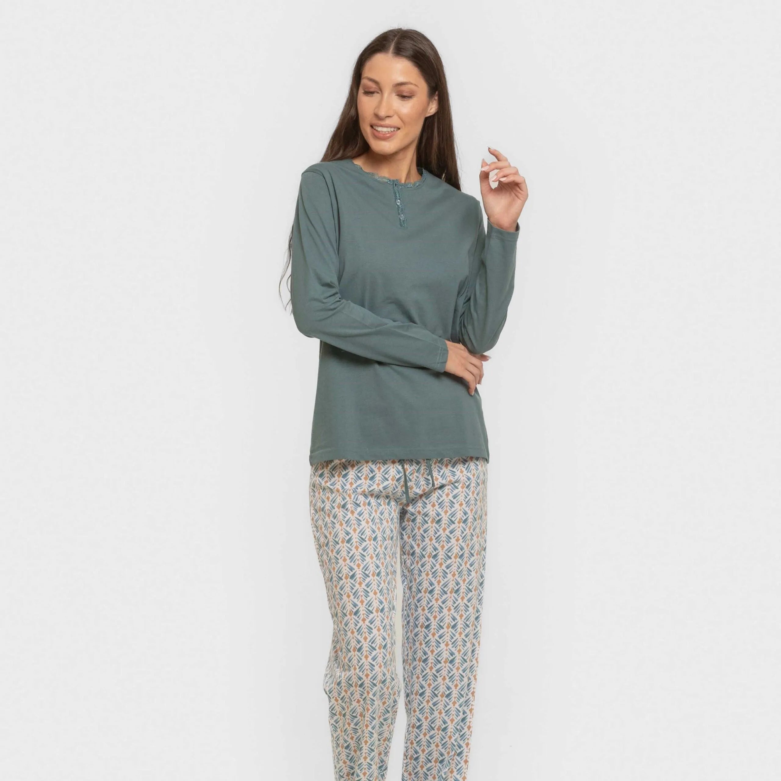 PIGIAMA LUNGO DA DONNA ELOINA