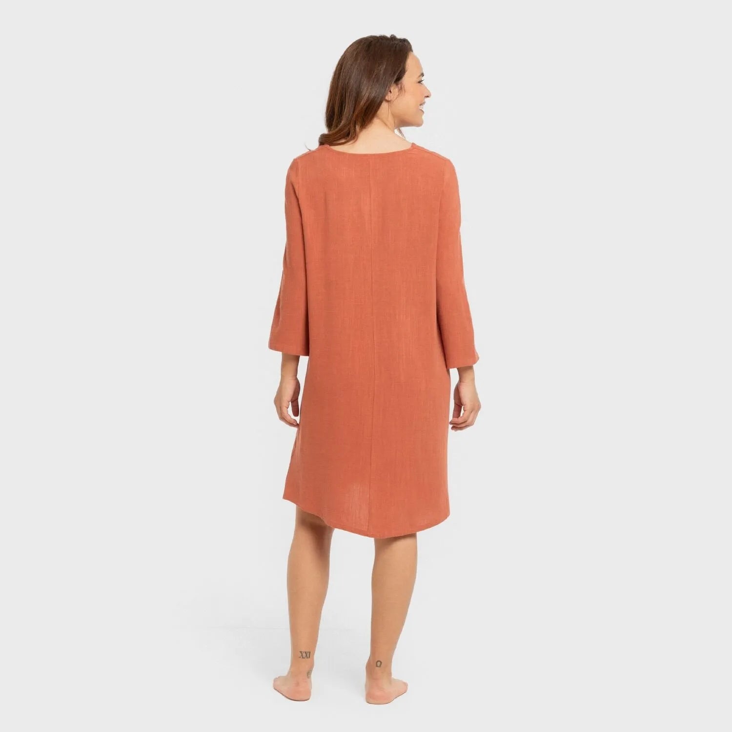 Camisola lino mujer lisa