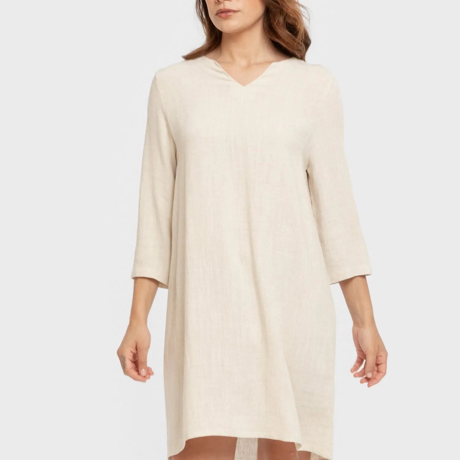 Camisola lino mujer lisa