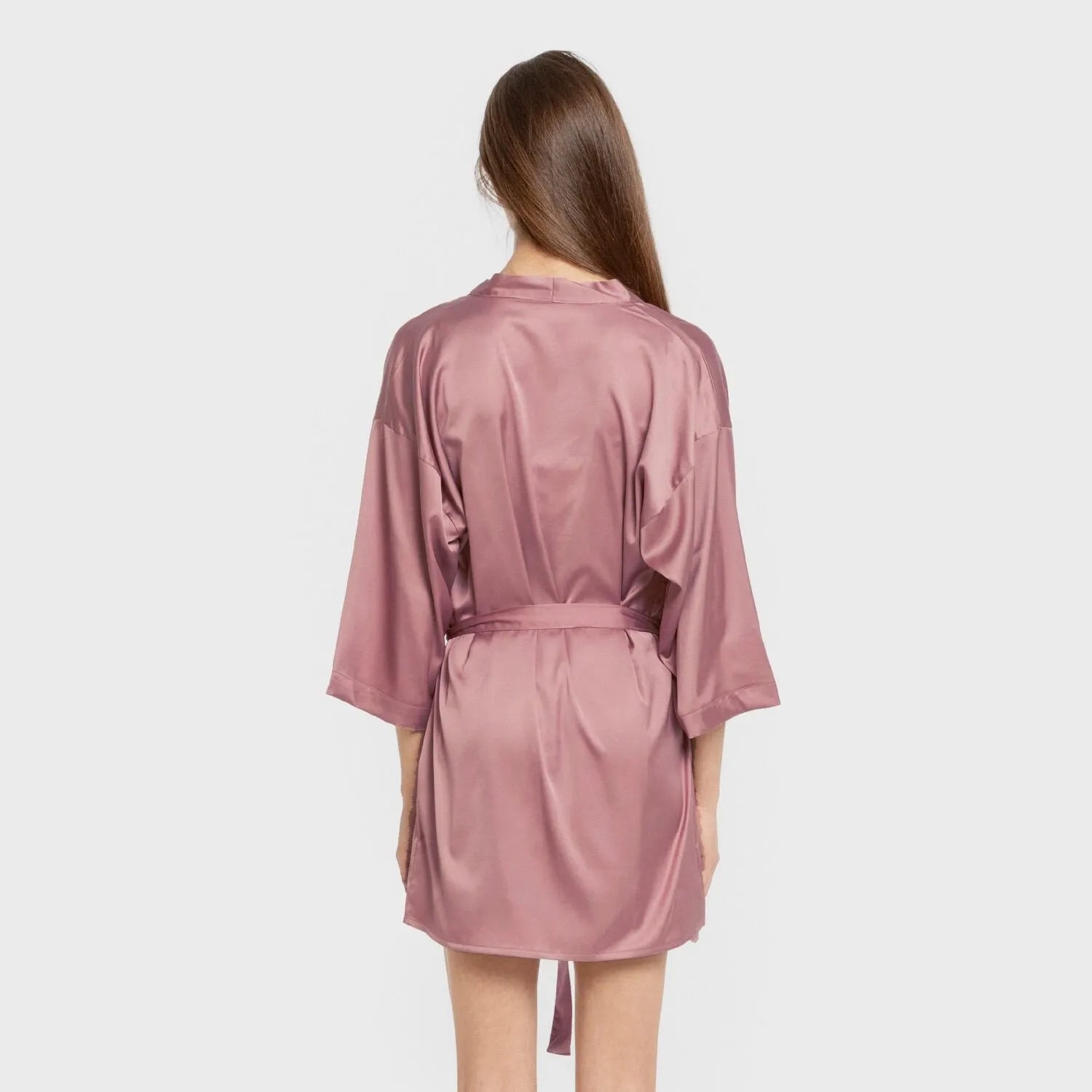 Bata corta mujer satén Friday liso