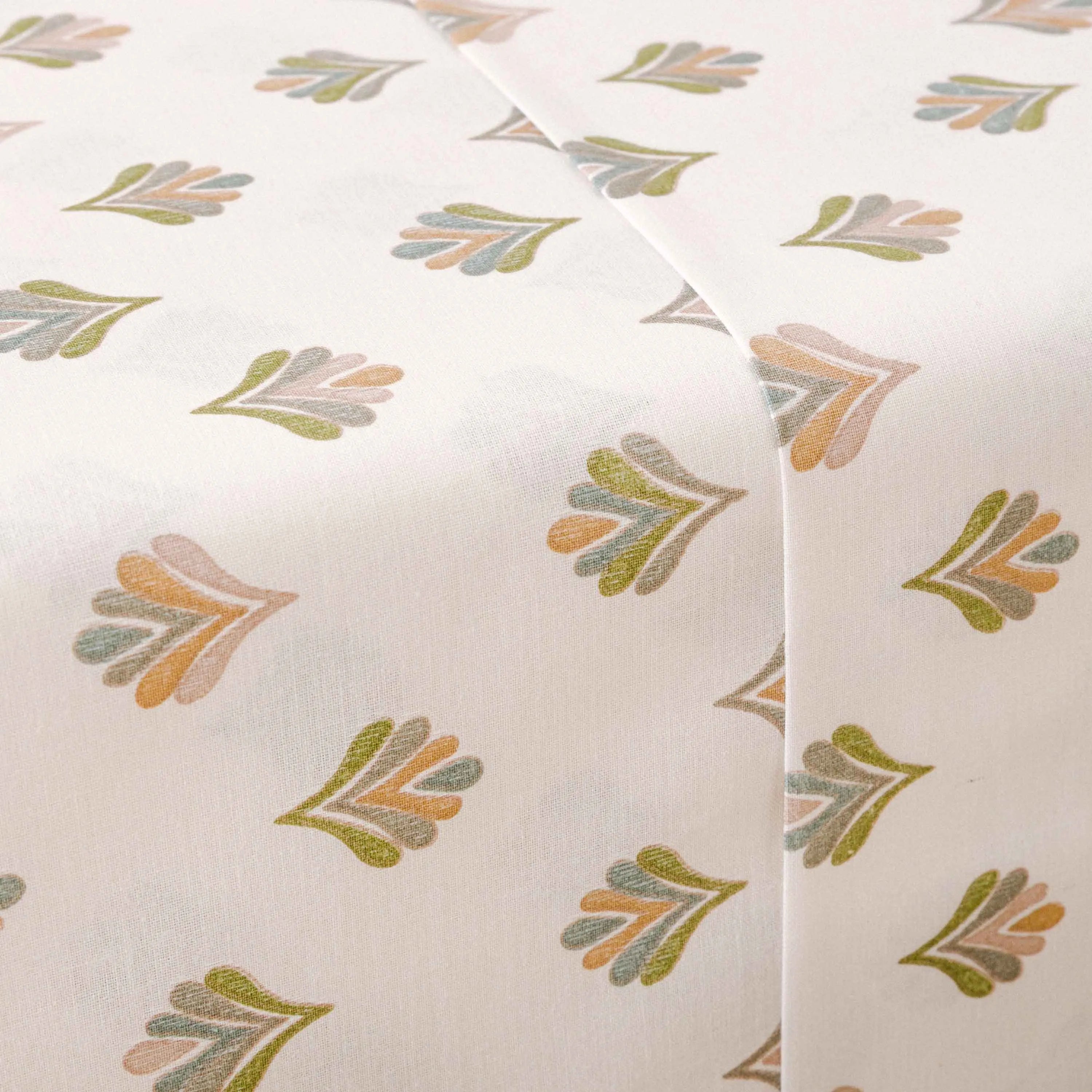 Set di lenzuola in cotone Alhambra verde