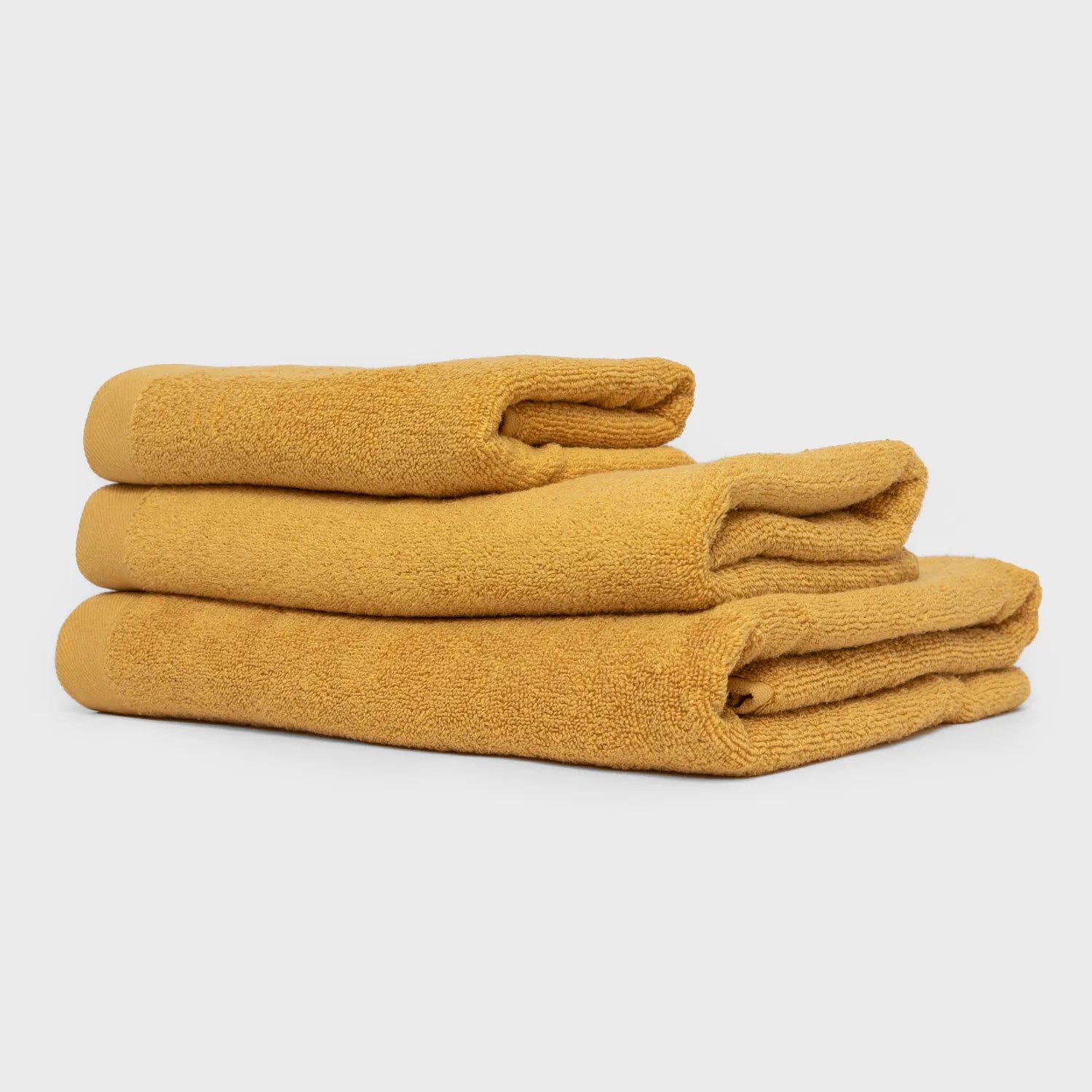 Toalha de banho 400g dupla face mostarda