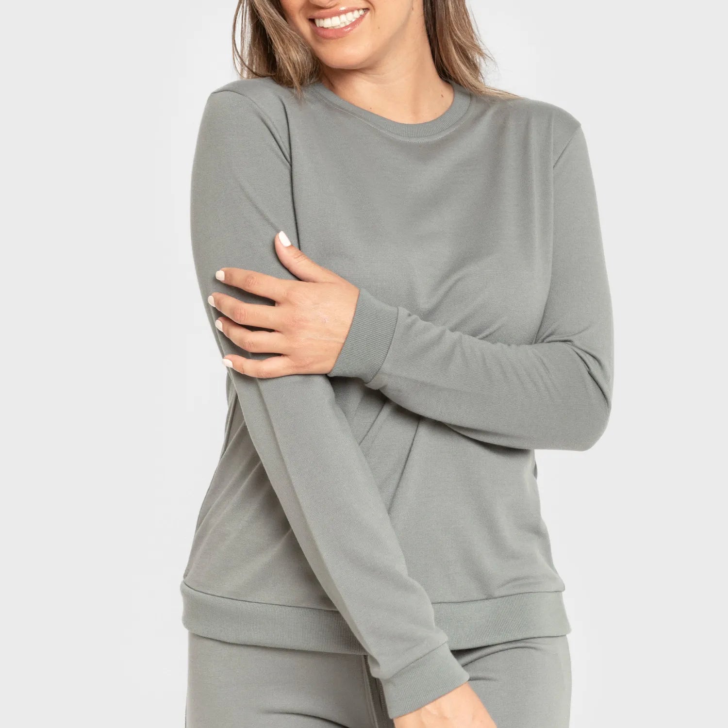 Sudadera basica deportiva mujer