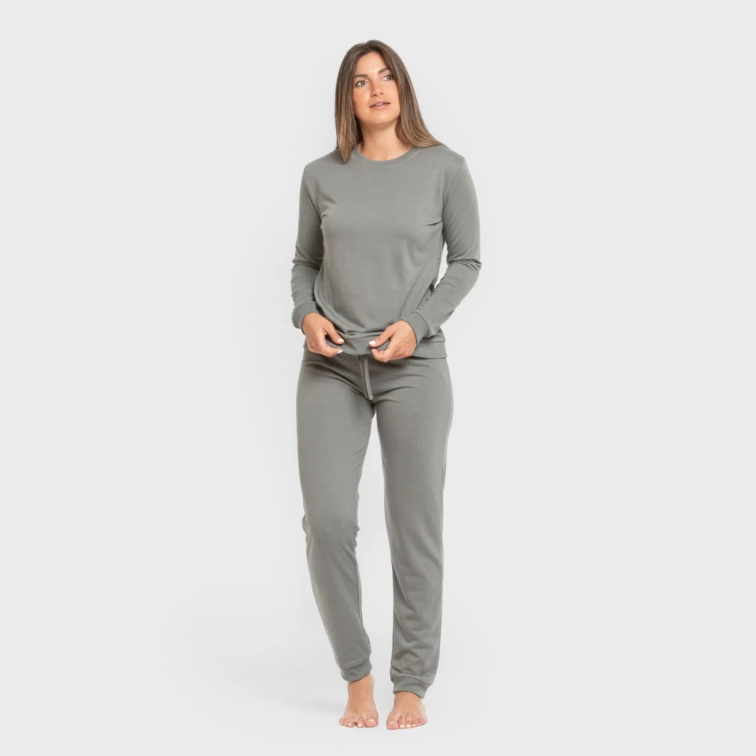 Pantalón largo basico deportivo mujer
